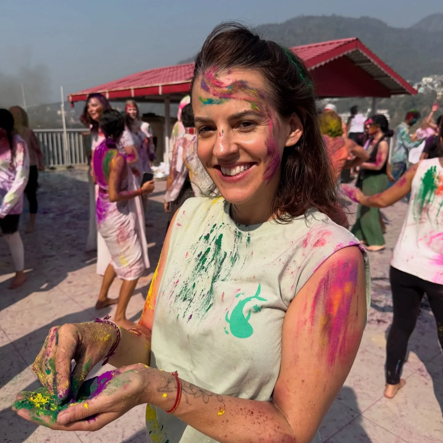 Holi 🌈 The arrival of spring. The victory of good over evil. A celebration of renewal, forgiveness and unity. A reminder that hope 𝘢𝘭𝘸𝘢𝘺𝘴 wins.

#RishikeshIndia #SoloTravels #Holi2026 #AllTheColours #HopeNotHate