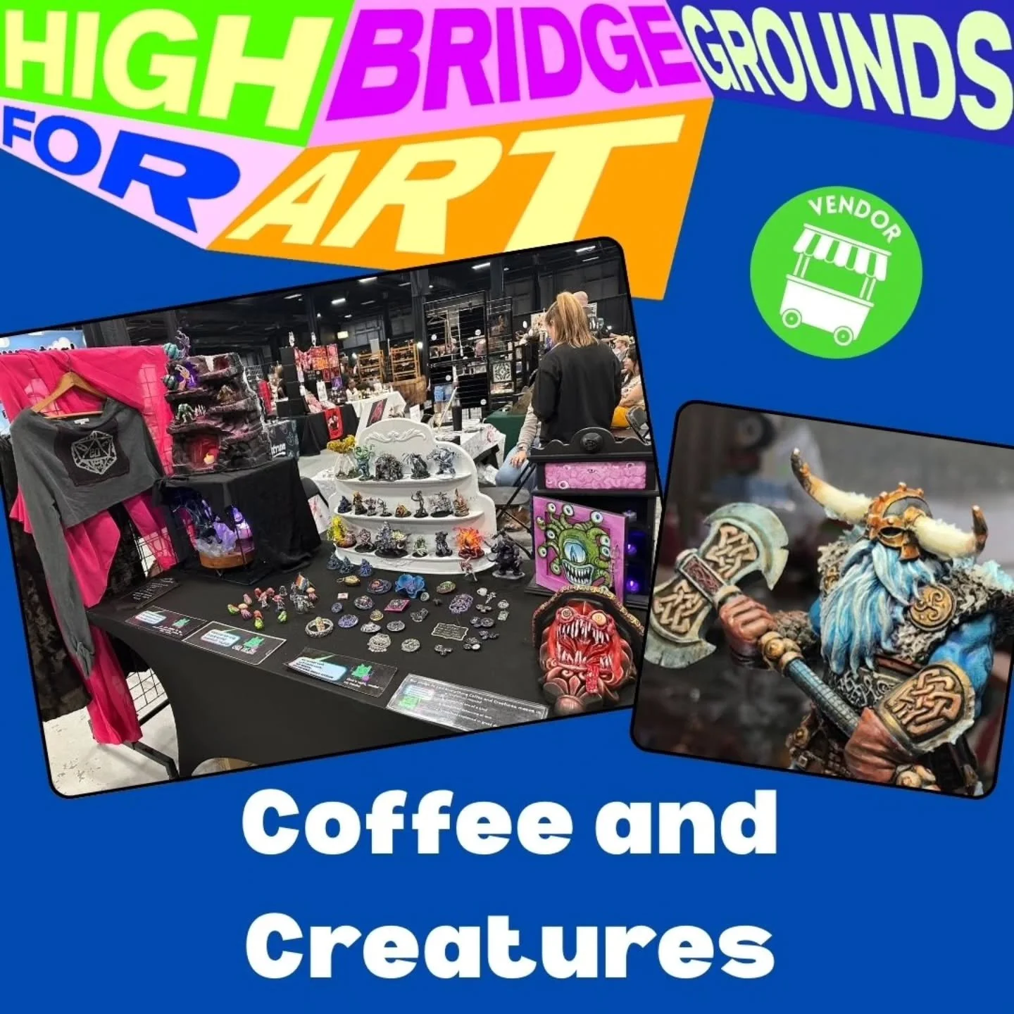 🎨✨ Vendor Spotlight! ✨🎨
Come on out this Saturday, Sept 13th, 1&ndash;5 PM for the High Bridge Grounds for Art Fest! Here&rsquo;s a little sneak peak of more of our vendors, but seriously, you don&rsquo;t want to miss out on everything else we have