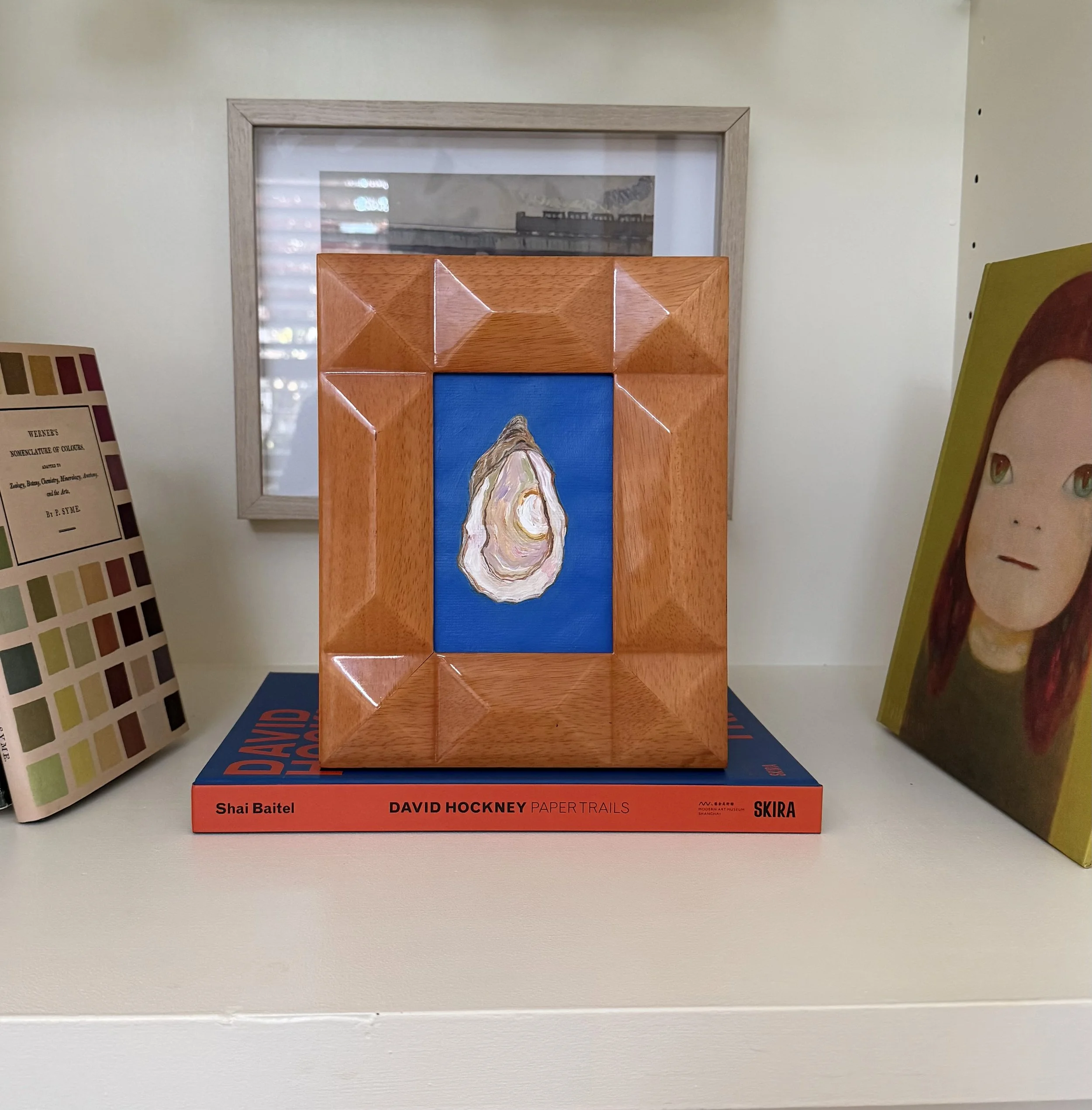 FRAMED OYSTER PAINTING