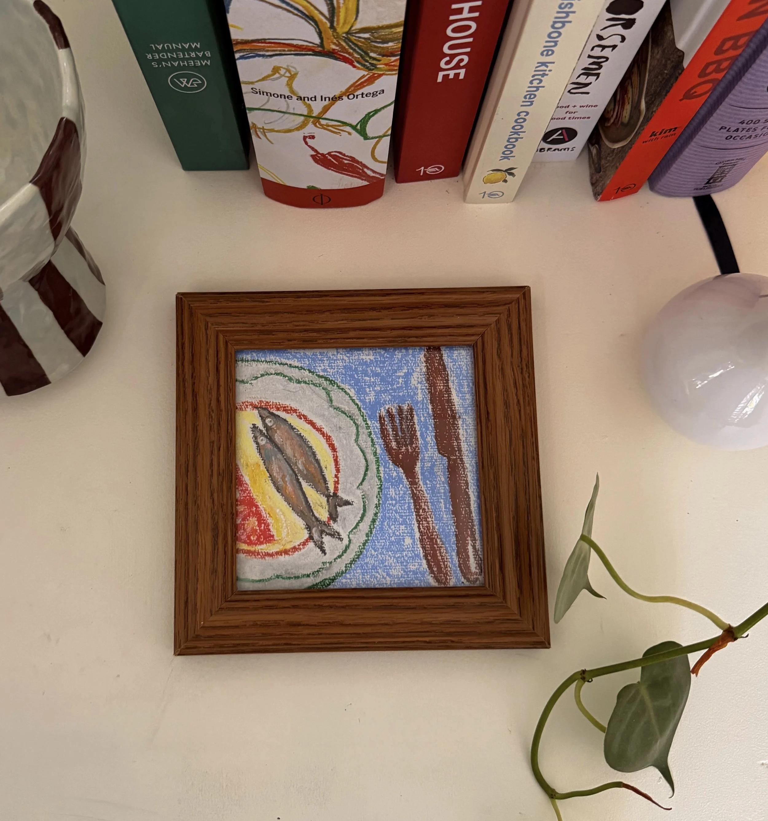 FRAMED SOFT PASTEL PAINTING