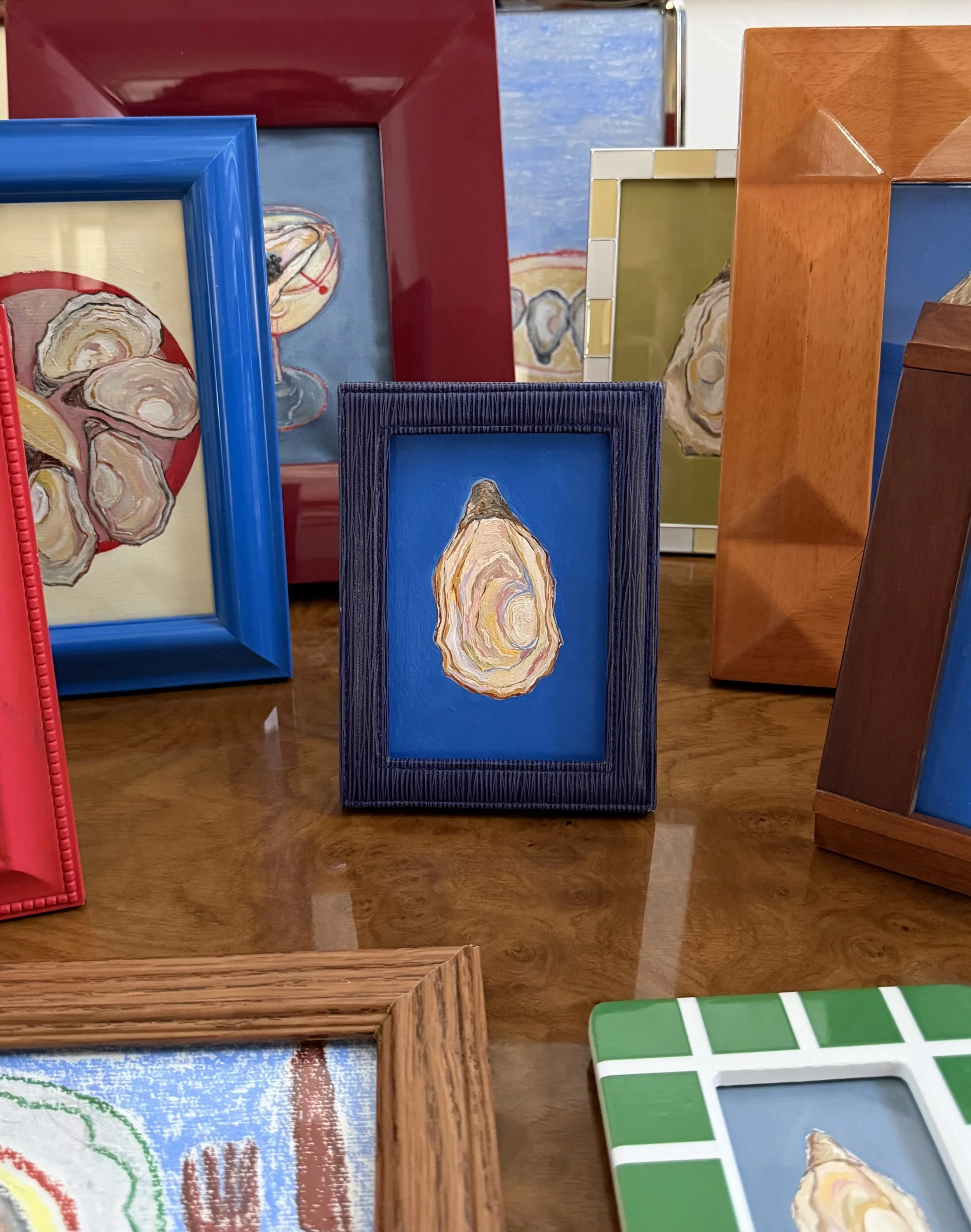 FRAMED ORIGINAL OYSTER PAINTING