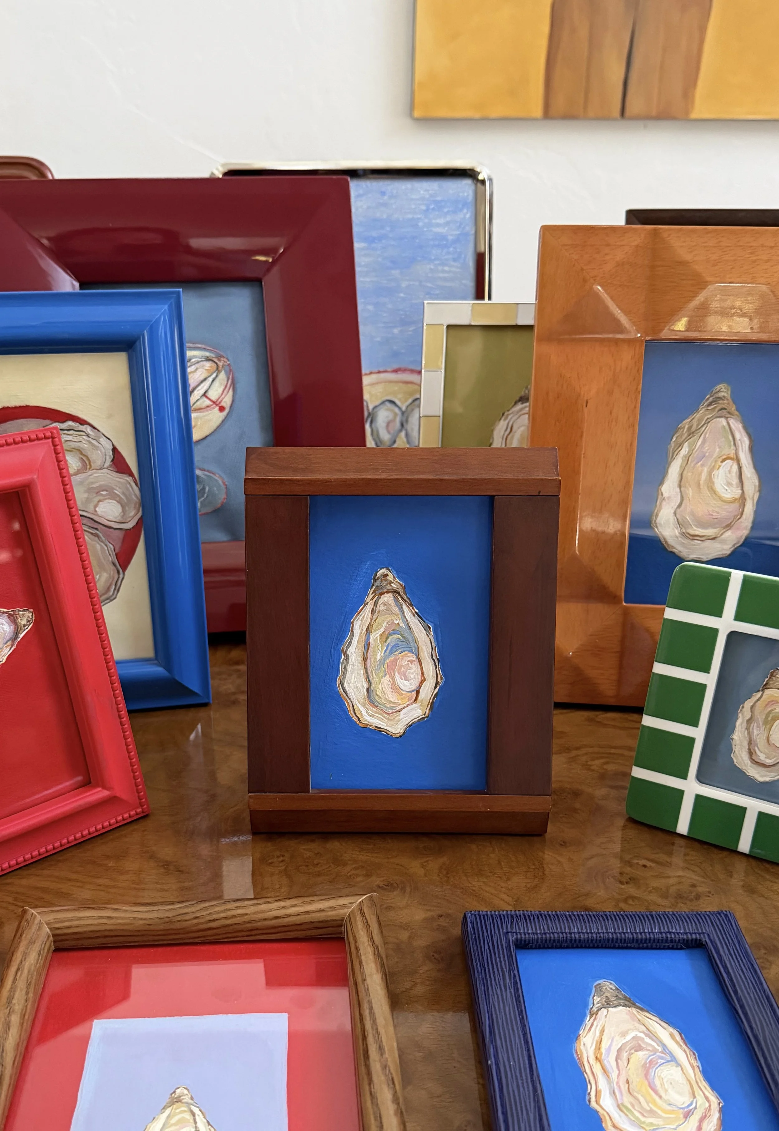 FRAMED ORIGINAL OYSTER PAINTING