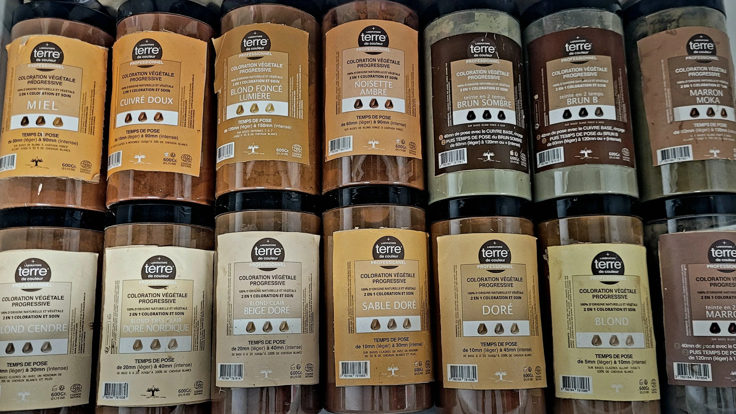 poudre de coloration végétale