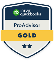 QuickBooks ProAdvisor Gold badge with two stars