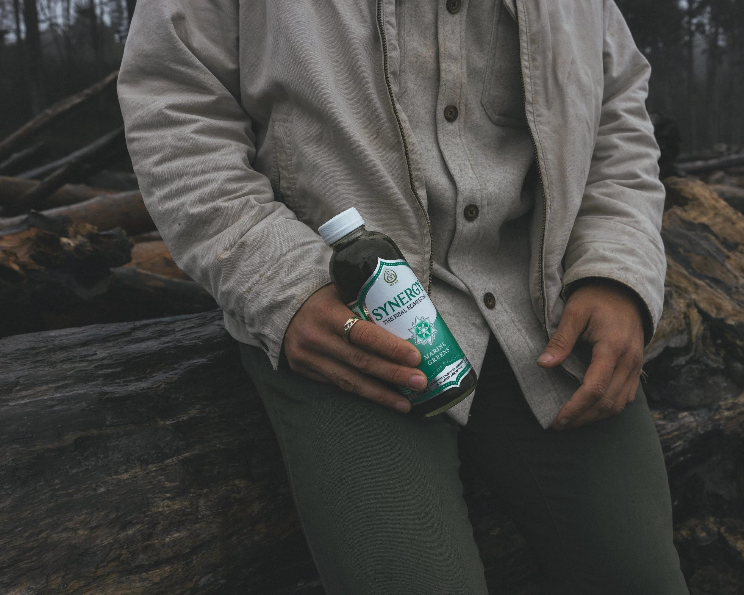 Synergy Kombucha Marine Greens Pacific Northwest Product And Life Style Spec Work