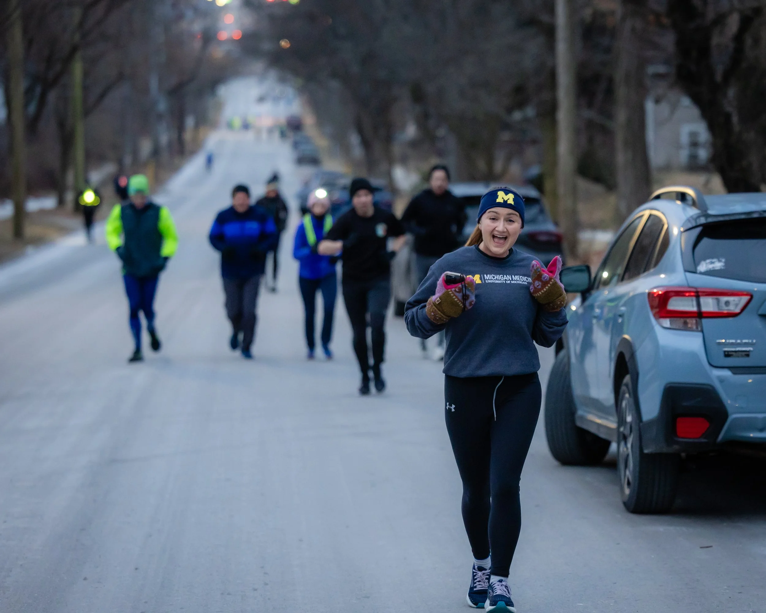 Ann Arbor Running Co. Run Broadway Event