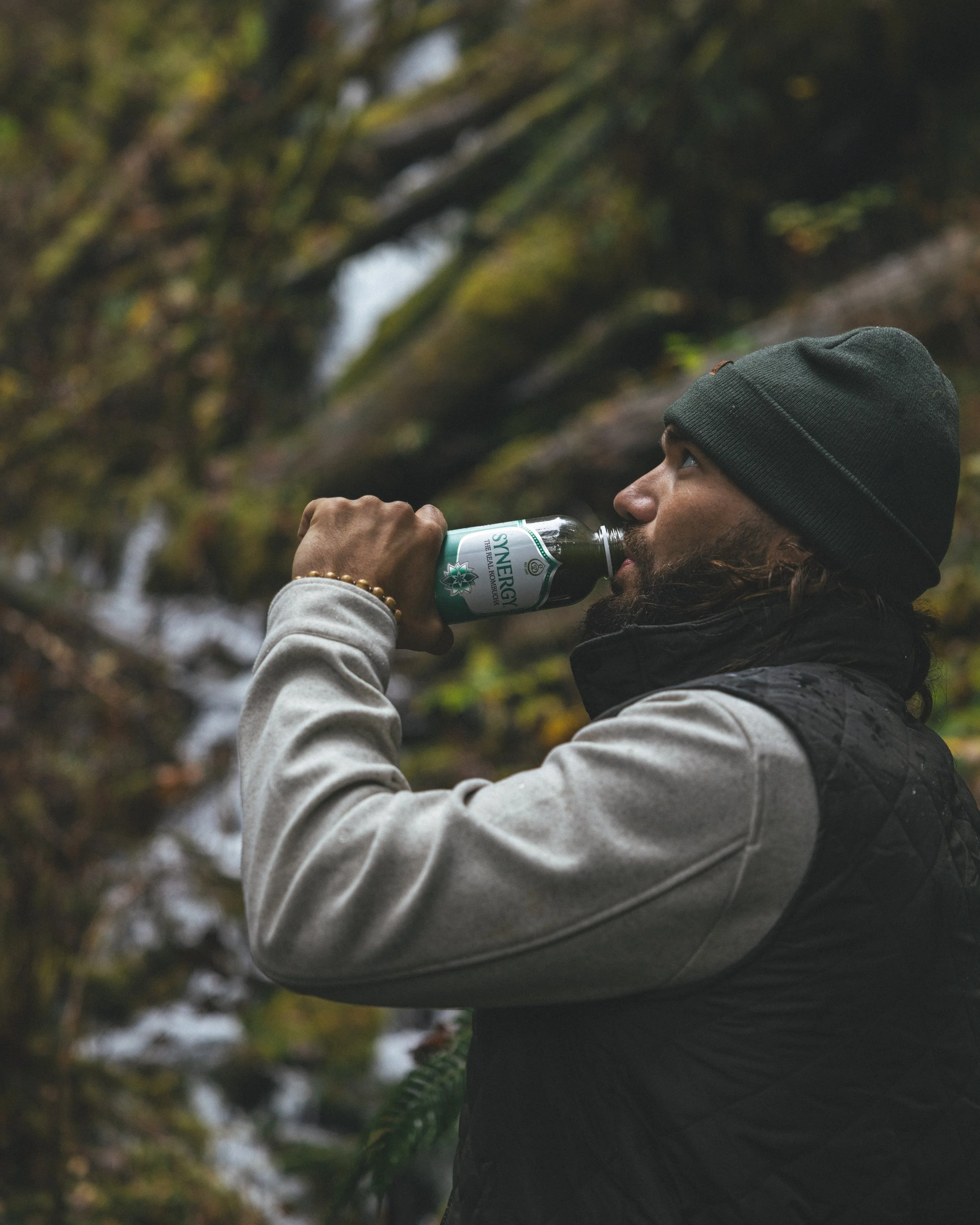 Synergy Kombucha Marine Greens Pacific Northwest Product And Life Style Spec Work