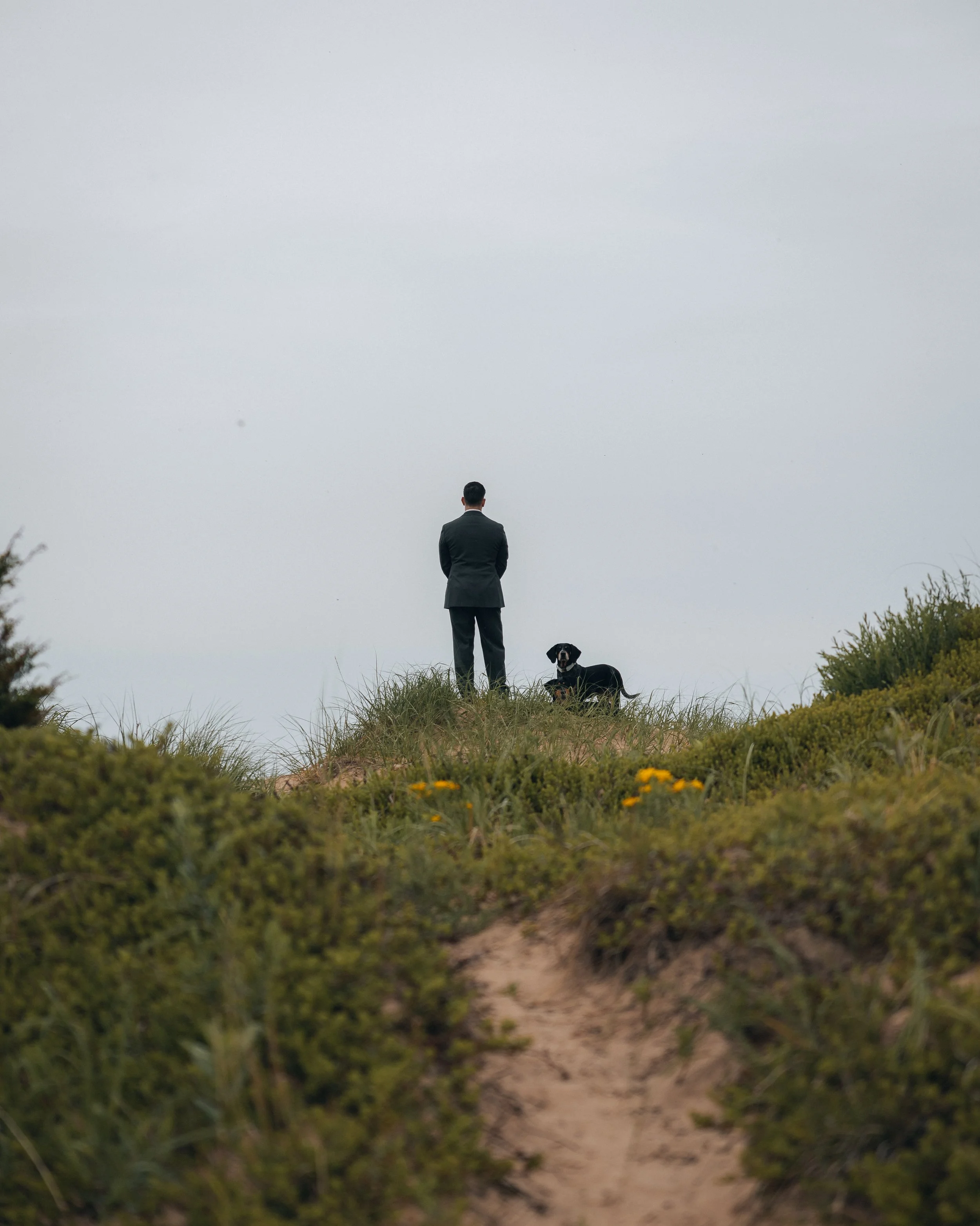 Frankfort Michigan Sand Dunes Wedding On The Bluffs 
