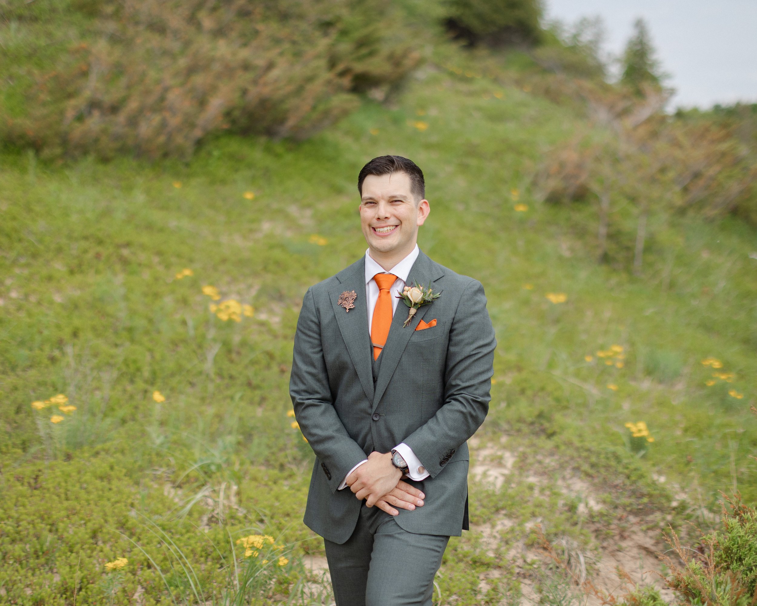 Northern Michigan Arcadia Bluffs Wedding. Sand Dune Michigan Wedding