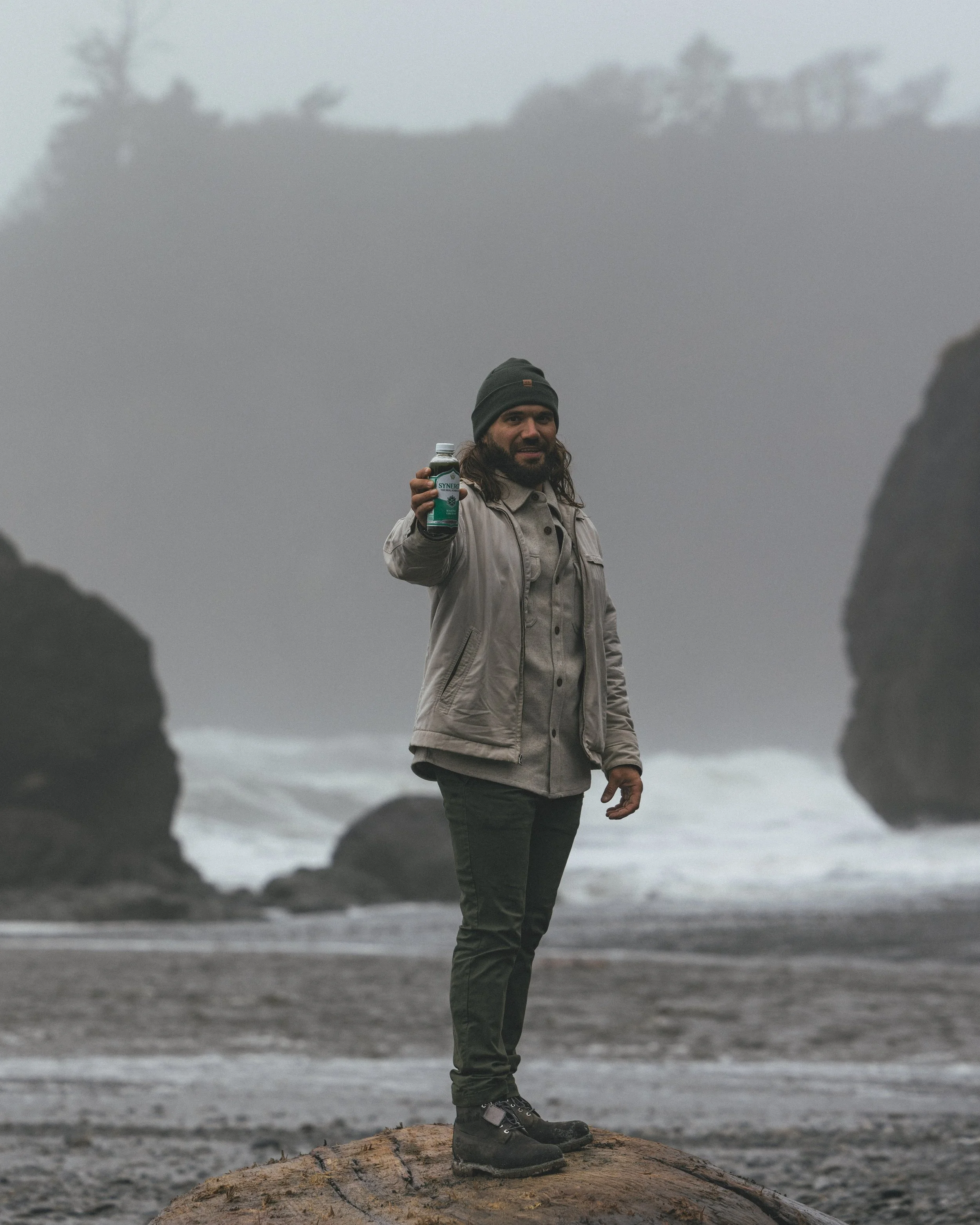 Synergy Kombucha Marine Greens Pacific Northwest Product And Life Style Spec Work