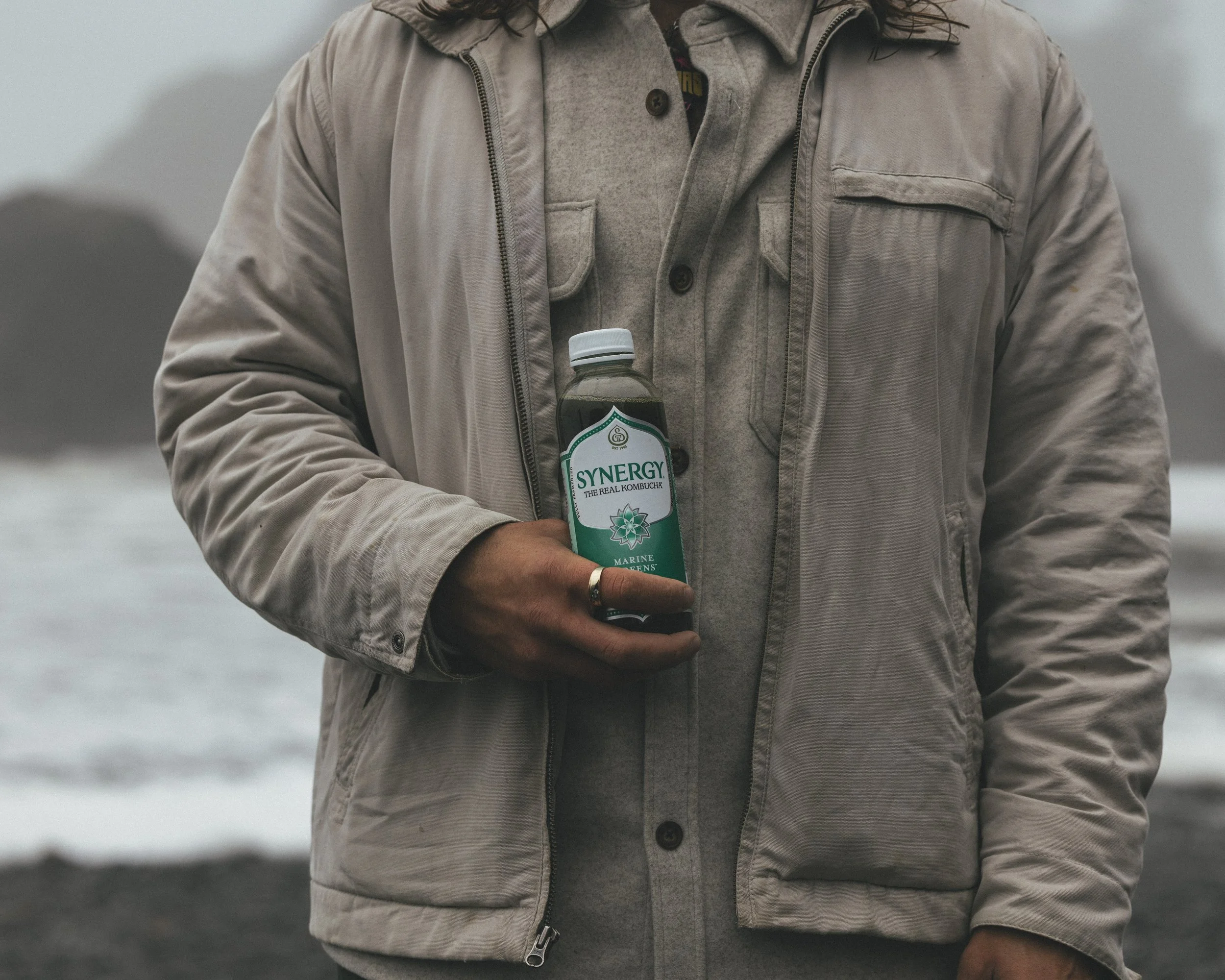 Synergy Kombucha Marine Greens Pacific Northwest Product And Life Style Spec Work