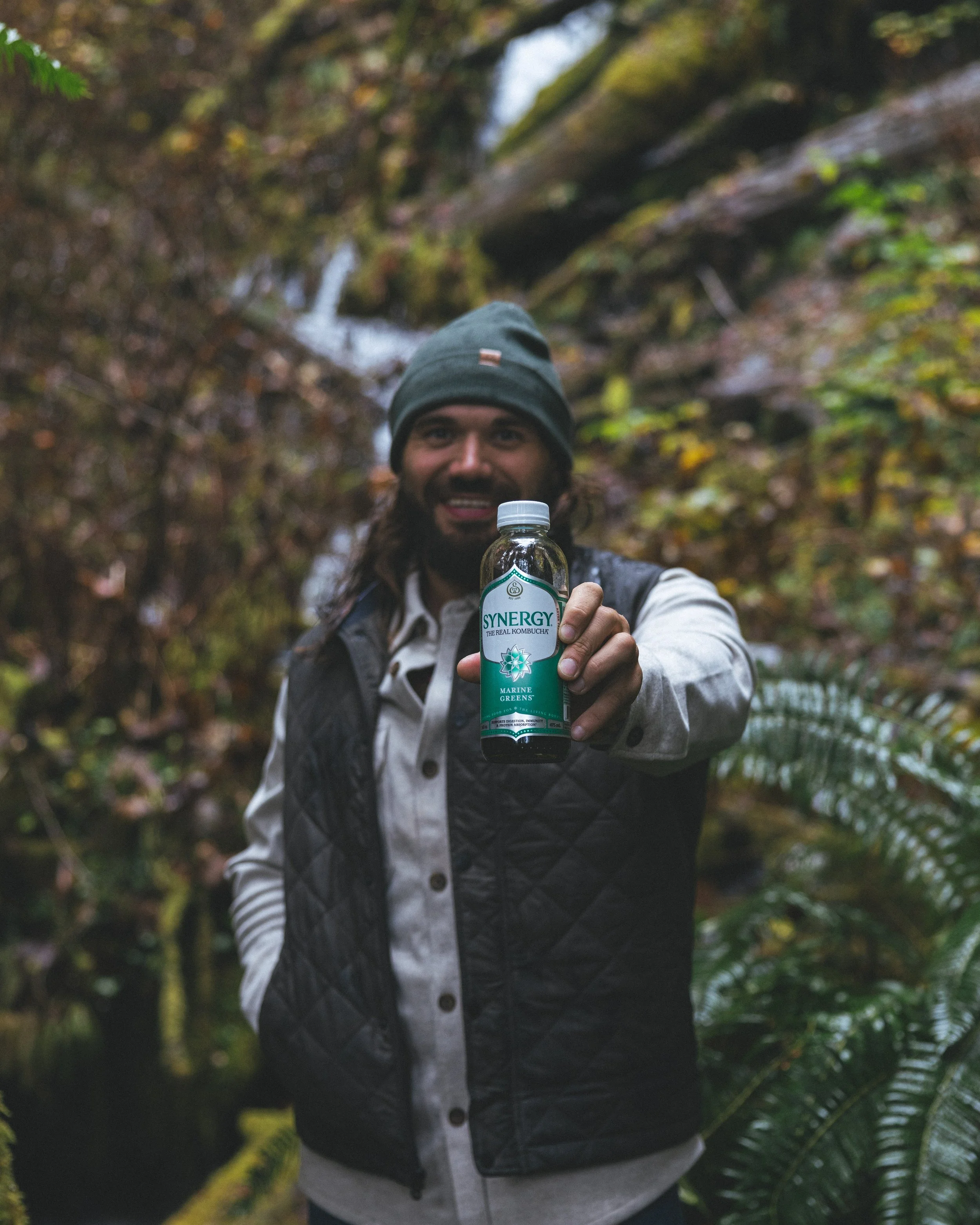 Synergy Kombucha Marine Greens Pacific Northwest Product And Life Style Spec Work