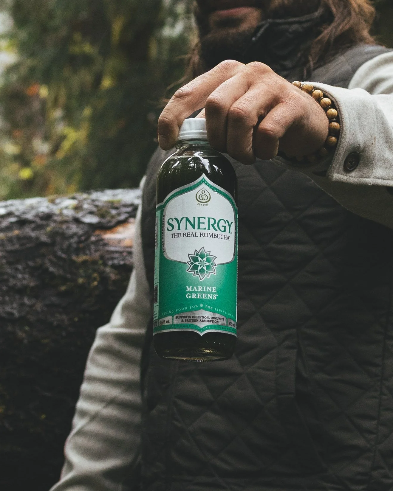Synergy Kombucha Marine Greens Pacific Northwest Product And Life Style Spec Work