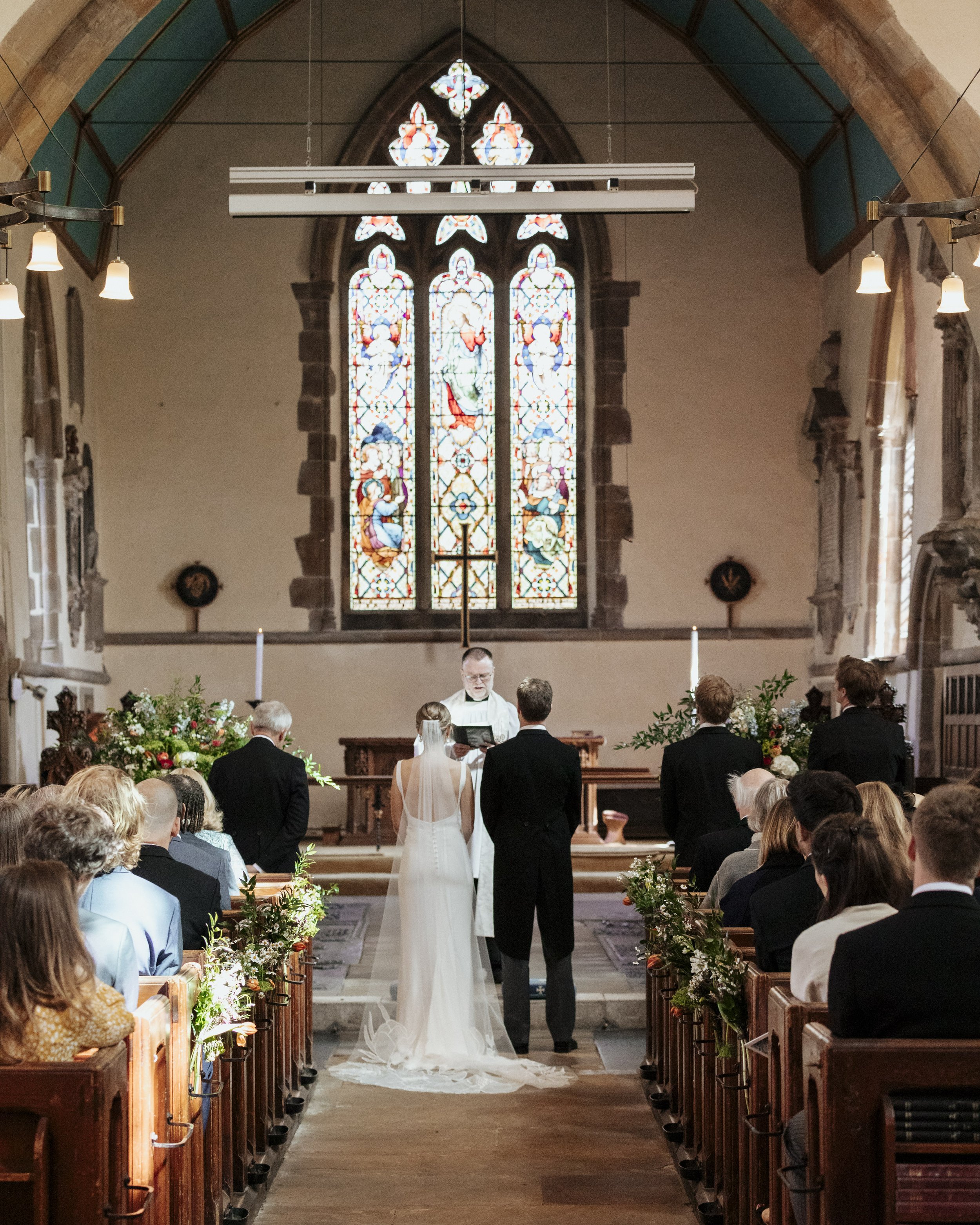 Bride & Groom in the Church