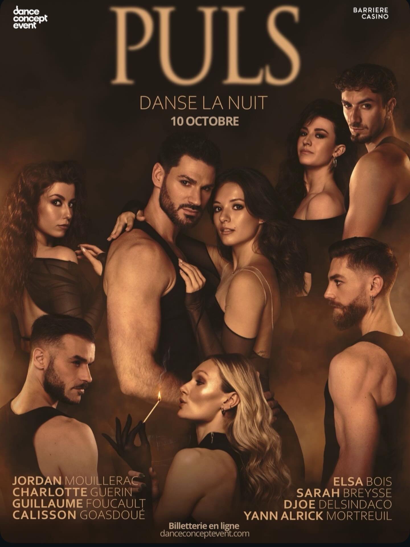 🔥 DANSE LA NUIT 🔥

Nous sommes heureux de vous annoncer que nous produisons la toute premi&egrave;re date de @puls.show au Casino Barri&egrave;re de Lille, le 10 octobre 2026.

Port&eacute; par des danseurs embl&eacute;matiques de l&rsquo;&eacute;m