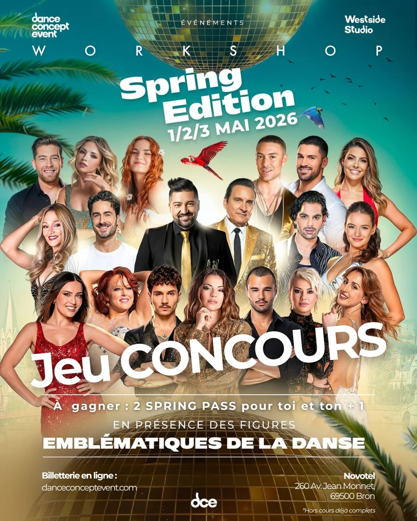 🚨 Avis aux danseurs et danseuses 🚨

Nous avons une surprise pour vous ! Nous mettons en jeu :

💃🏻 2 Spring Pass, pour toi et ton +1, donnant acc&egrave;s &agrave; plus de 15 cours de danse avec des danseurs professionnels (hors cours complets), u