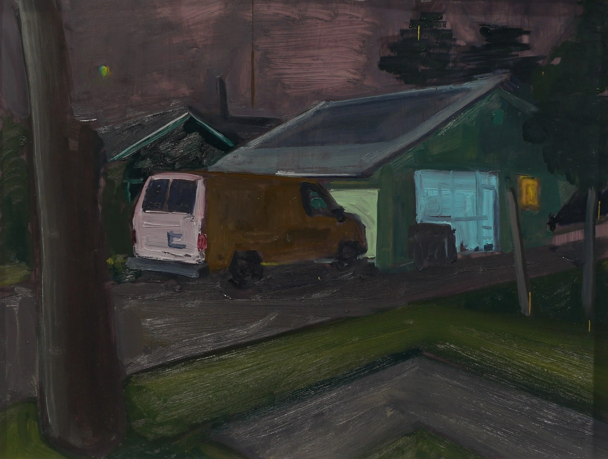 Front
11.5"x15"
Oil Paint on Mylar
2024