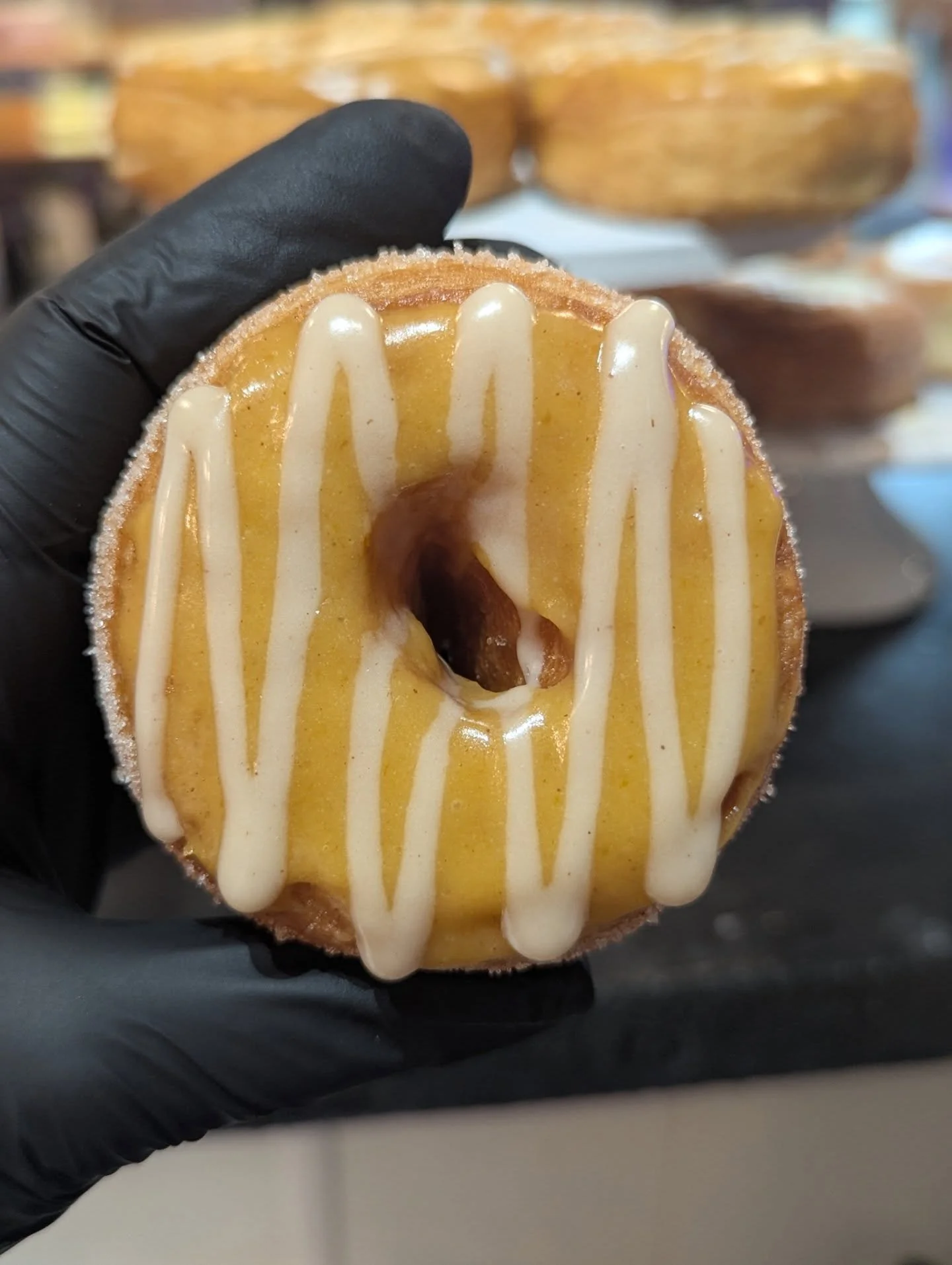 Custom mini donuts for a Halloween party 👻🎃 
Email hautedonutscle@gmail.com for all of your donut catering needs 🍩