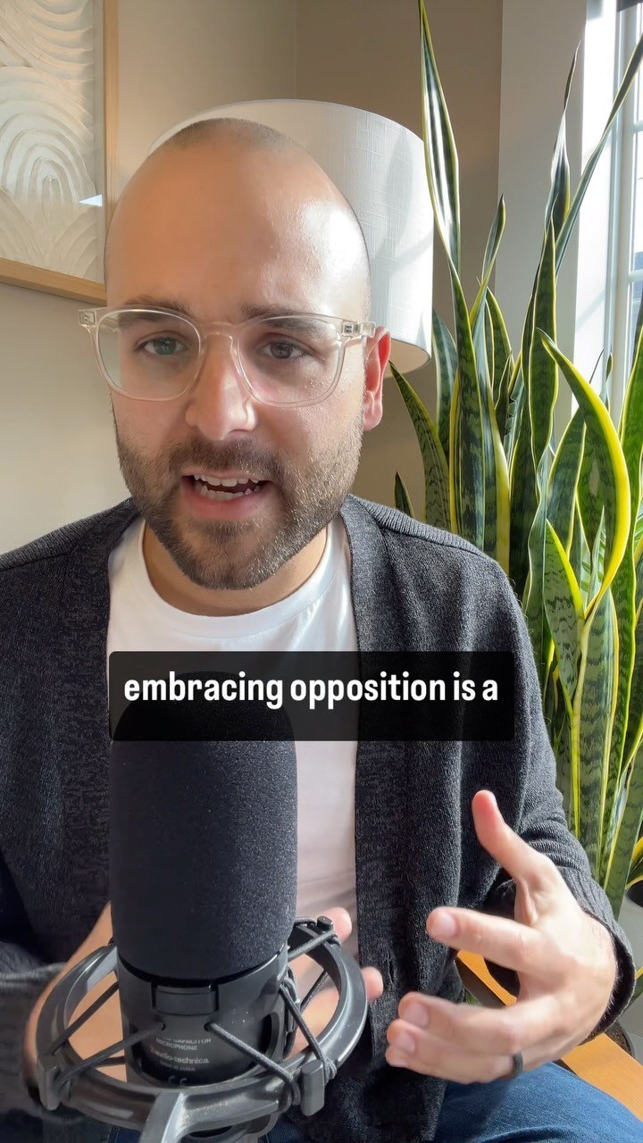 Two opposing ideas can both be valid at the same time.
But the mind often won’t naturally allow this.
It takes intention and hold them together without one being “right” and the other being “wrong.”
Notice when you i