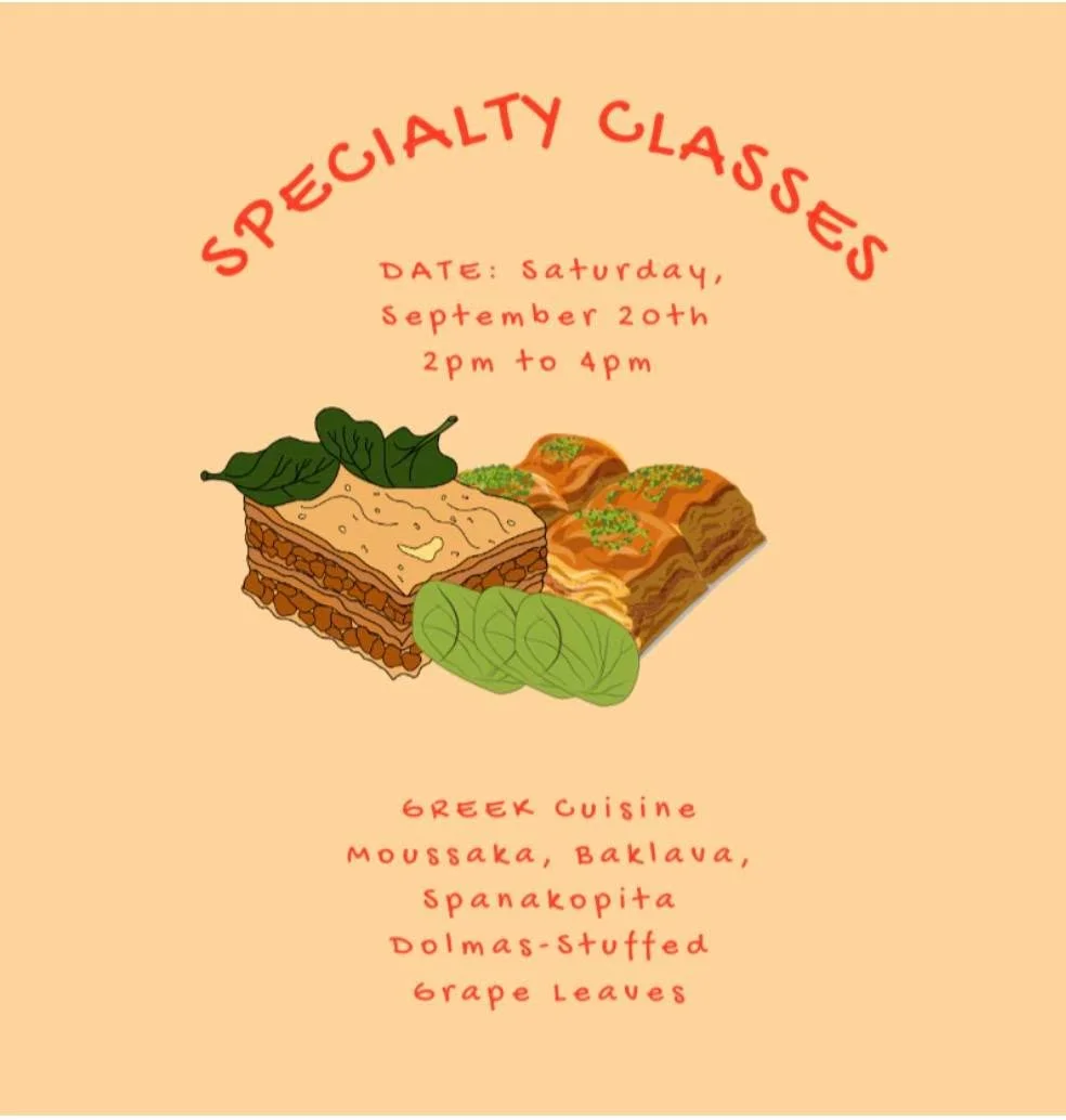 Classes coming up for this week and next! Learn how to make pickles, pasta, chinese and greek cuisine. Book now on our website at www.corpuschristicookingclub.com!