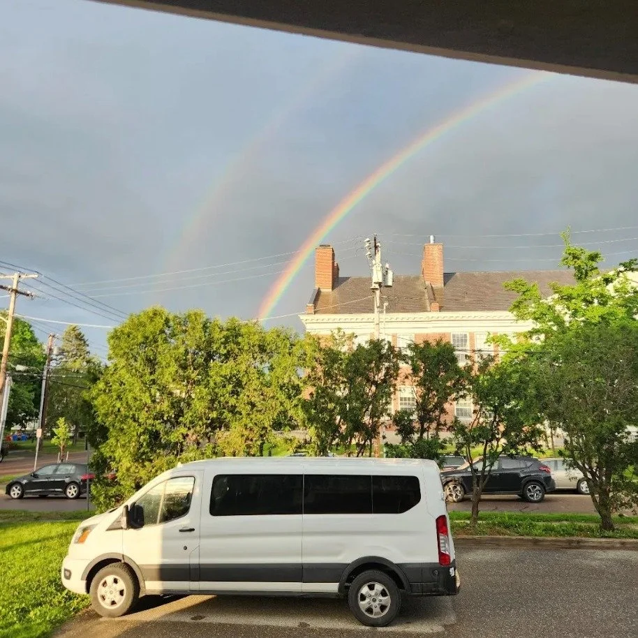 🌈 Right outside our door&hellip; a reminder.
Rainbows show up after the storm &mdash; unexpected, fleeting, and full of wonder.

Mental health can feel the same way: challenging, unpredictable, and sometimes full of surprising beauty. Here&rsquo;s t