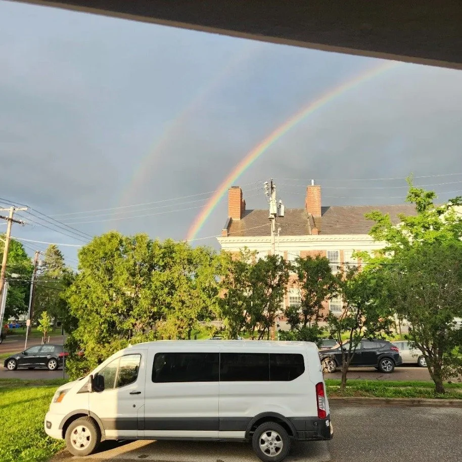 🌈 Right outside our door&hellip; a reminder.
Rainbows show up after the storm &mdash; unexpected, fleeting, and full of wonder.

Mental health can feel the same way: challenging, unpredictable, and sometimes full of surprising beauty. Here&rsquo;s t