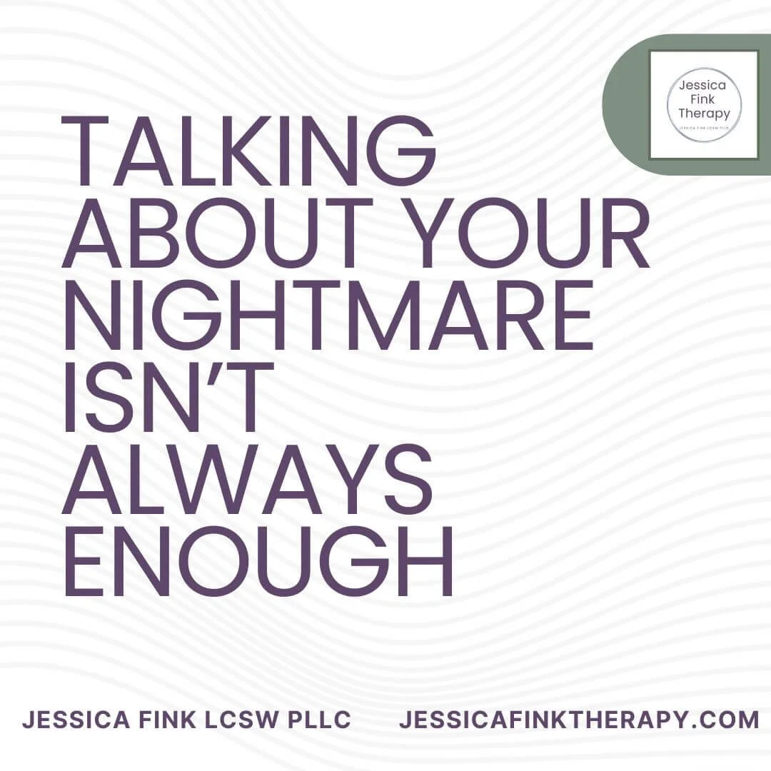 Why Talking About Your Nightmare Doesn’t Always Stop It