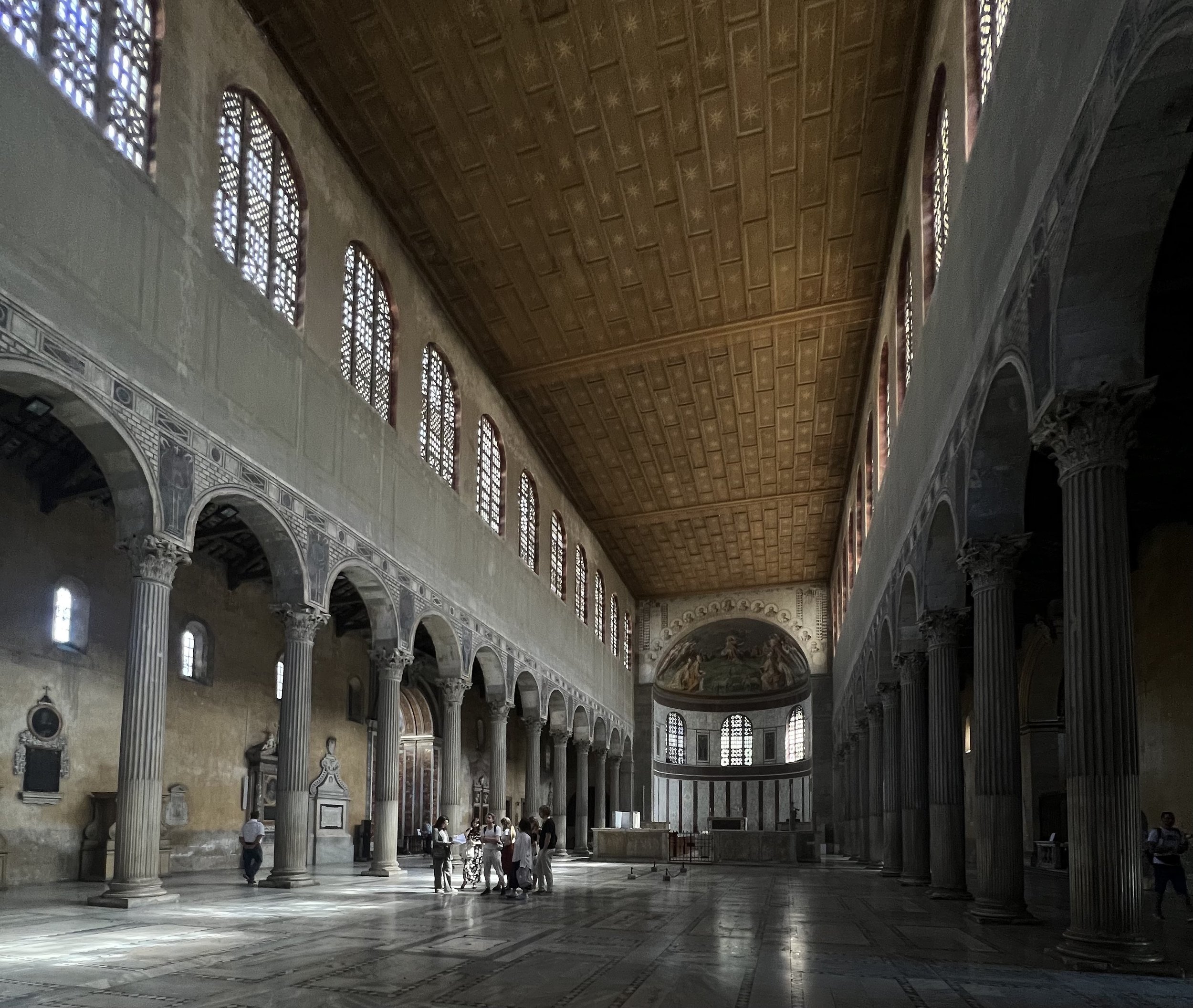 Overall view of Santa Sabina. Photographed by Devin Caldecott.