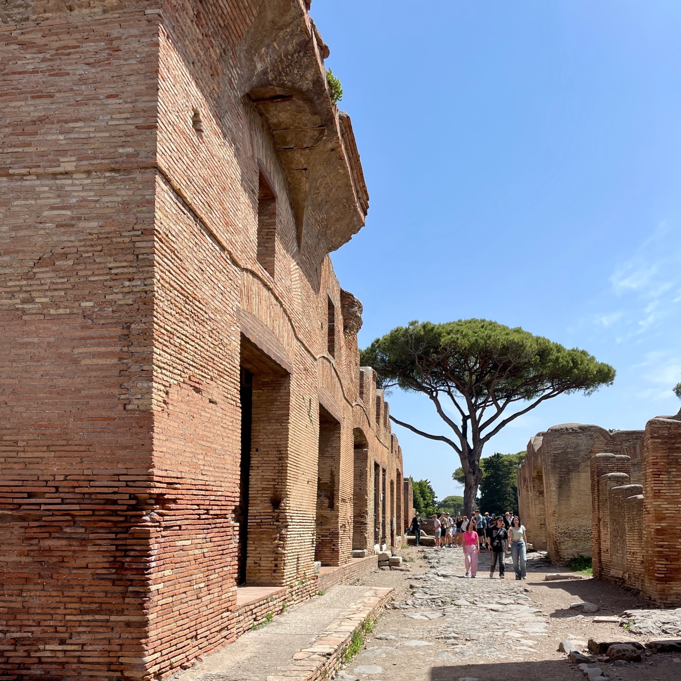 Streets of Ostia Antica. Photographed by Erin Hobbs.