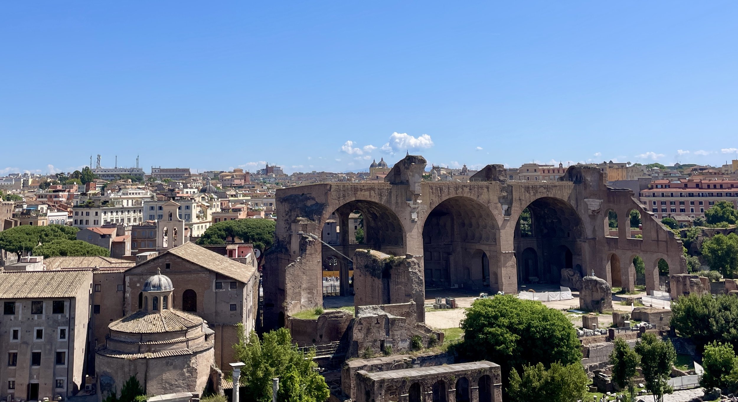 Basilica of Maxentius, Roman Forum. Photographed by Erin Hobbs.
