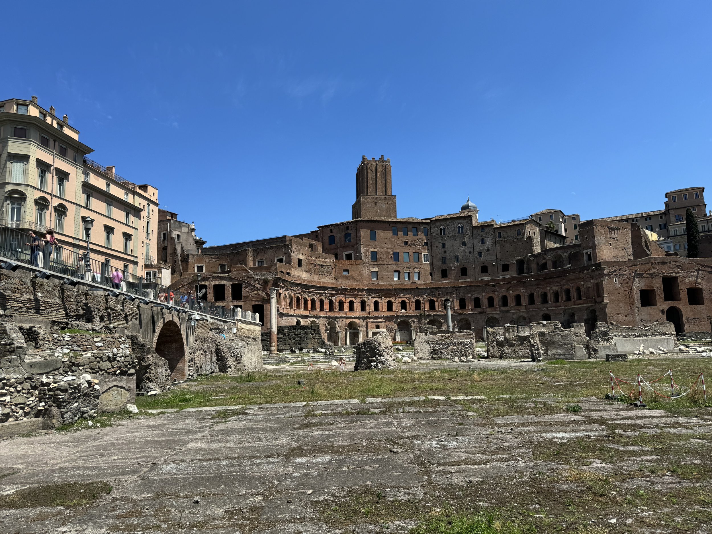 Trajan's Market at the Roman Forum. Photographed by Peter Ankerberg.