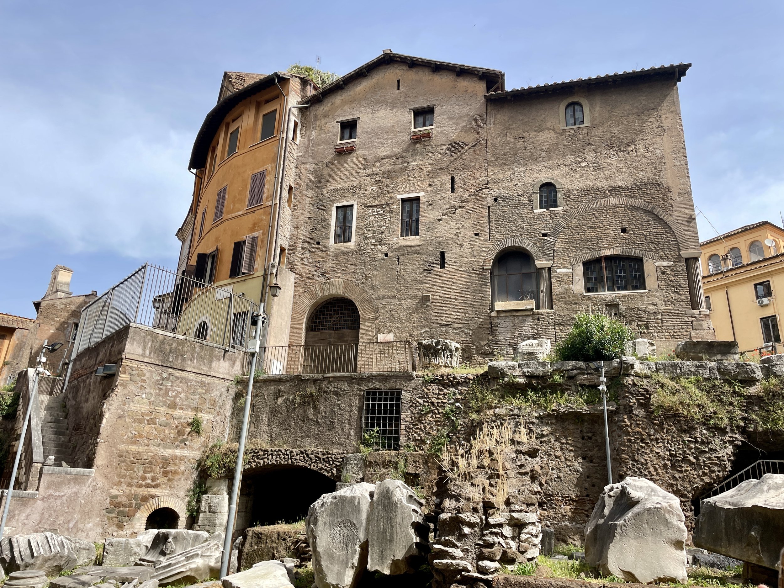 Medieval housing. Photographed by Erin Hobbs.