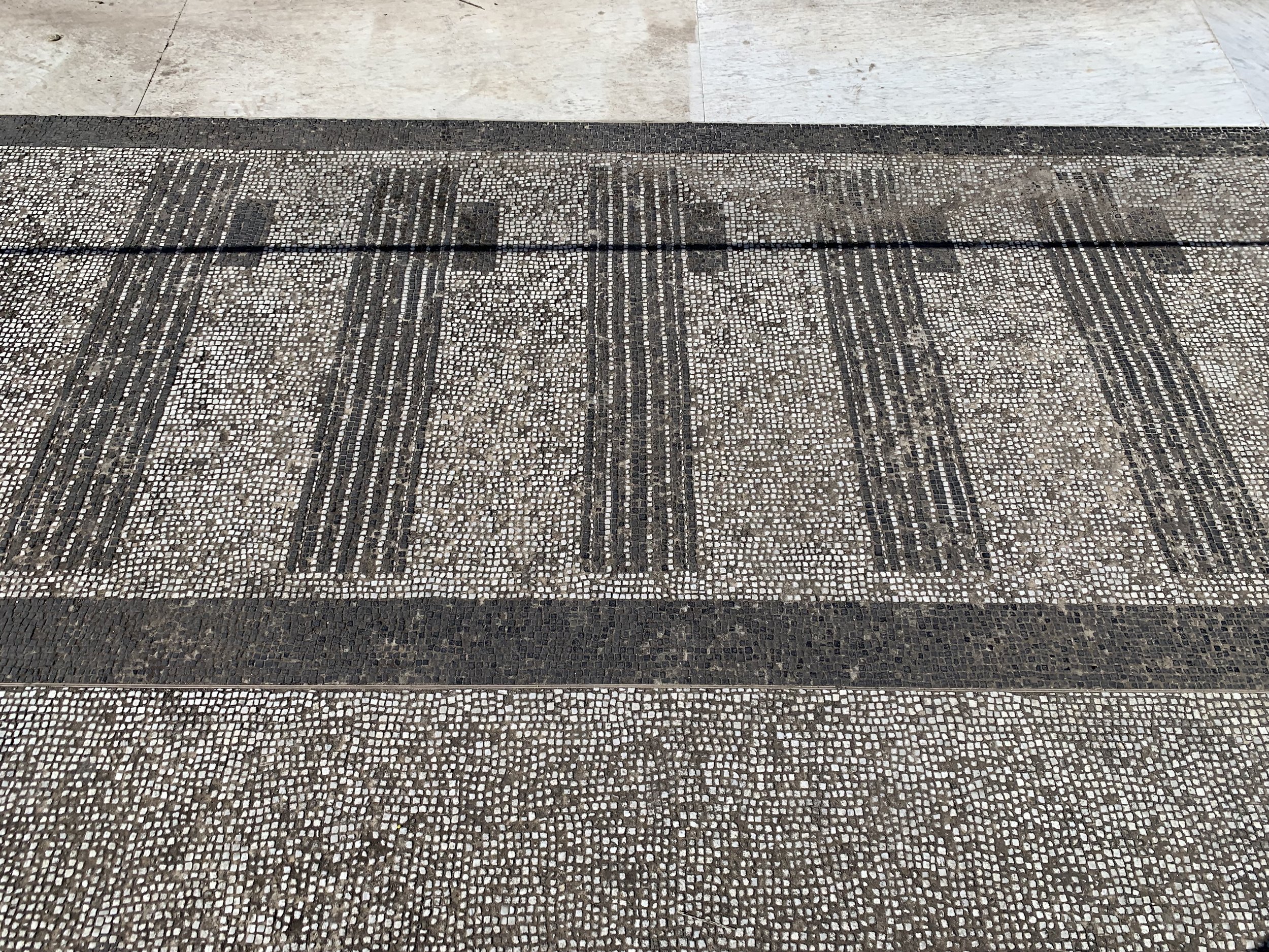 Fasces mosaic at the Foro Italico. Photographed by Reid Graham.