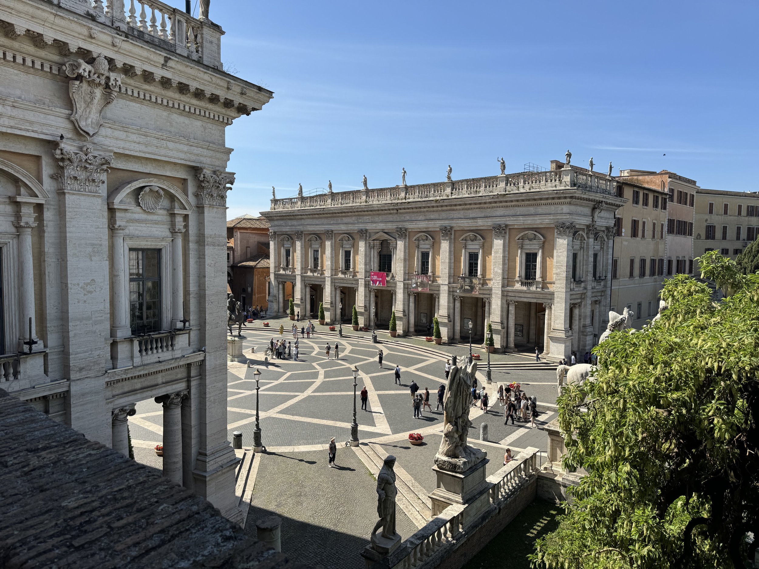 Piazza del Campidoglio. Photographed by Peter Ankerberg.