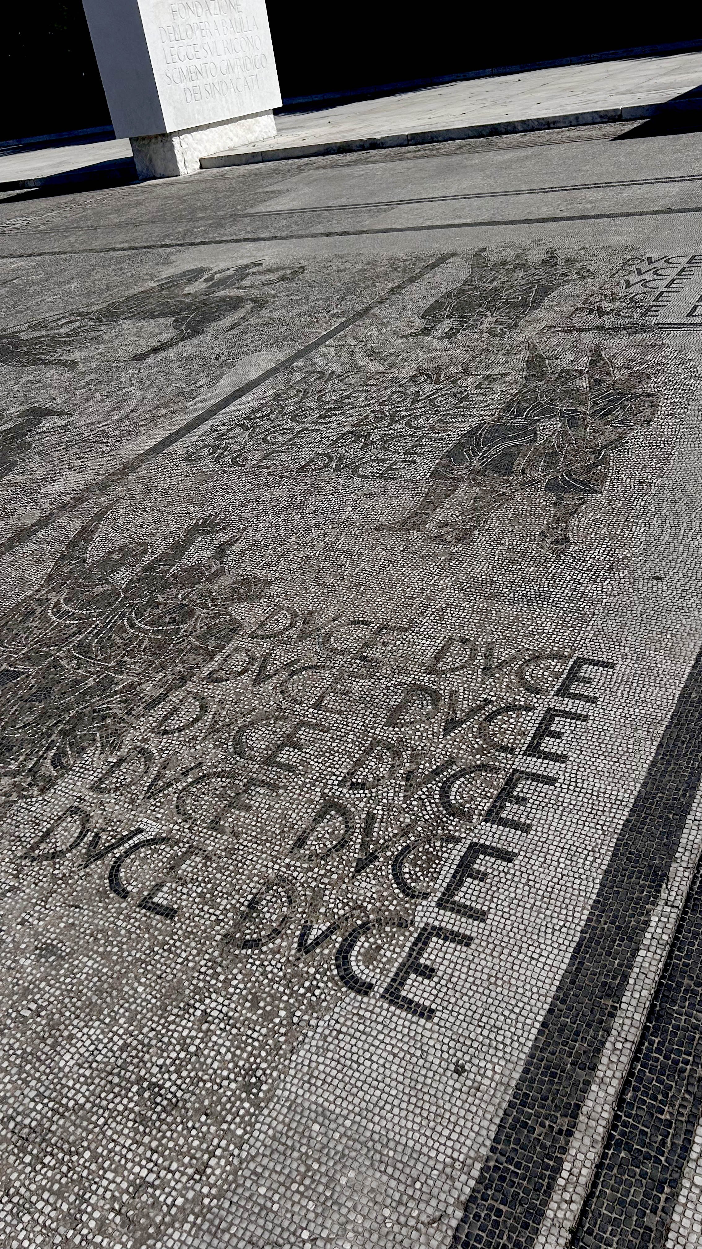 Foro Italico Mosaic Tiles. Photographed by Audrey Huhn.
