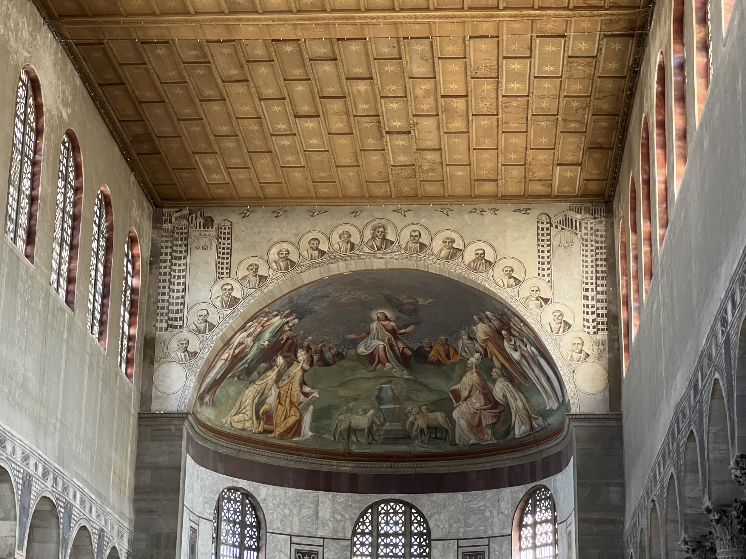 Apse at Santa Sabina. Photographed by Devin Chaldecott.