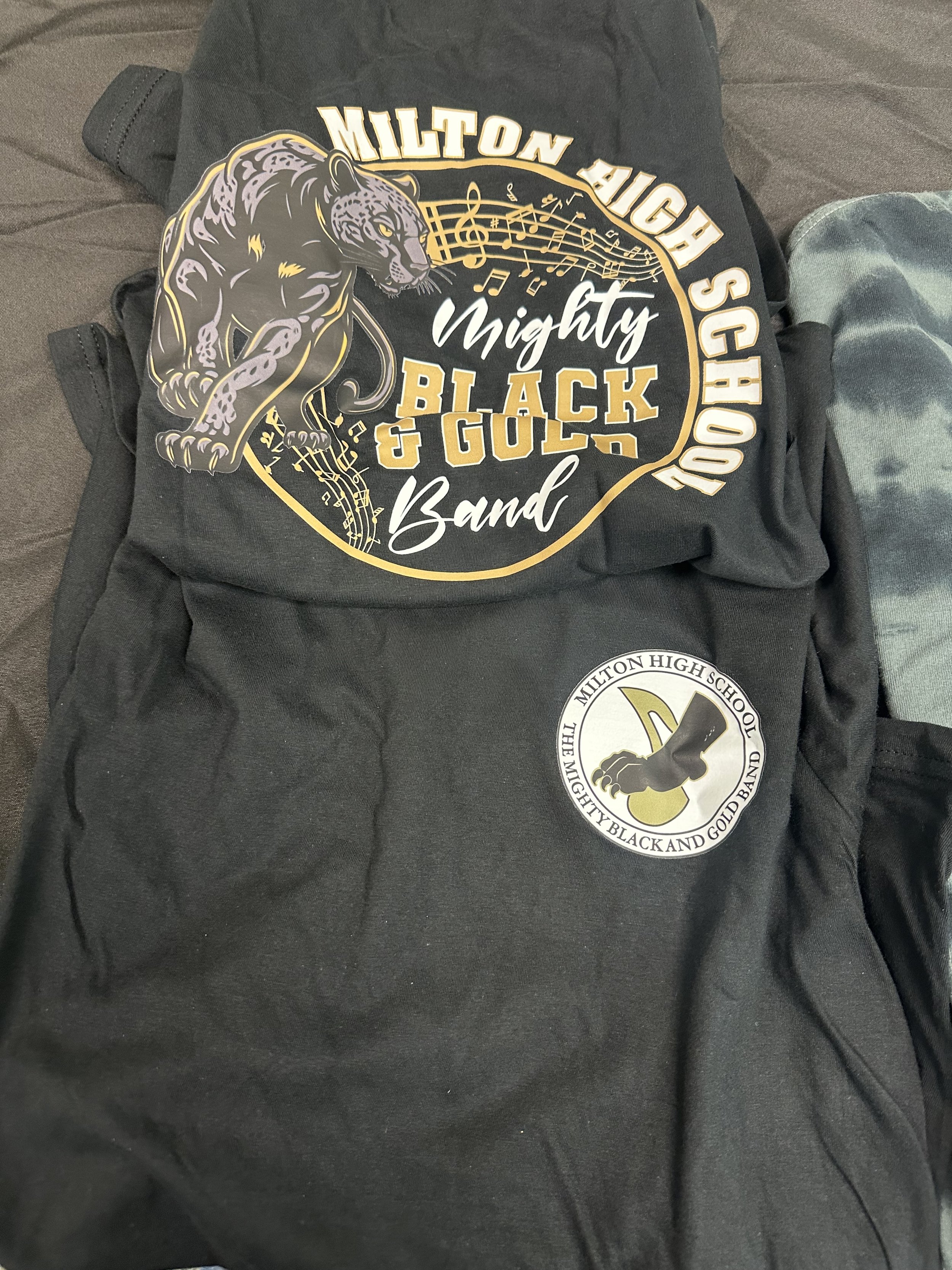 Black and Gold TShirt Plus Sized