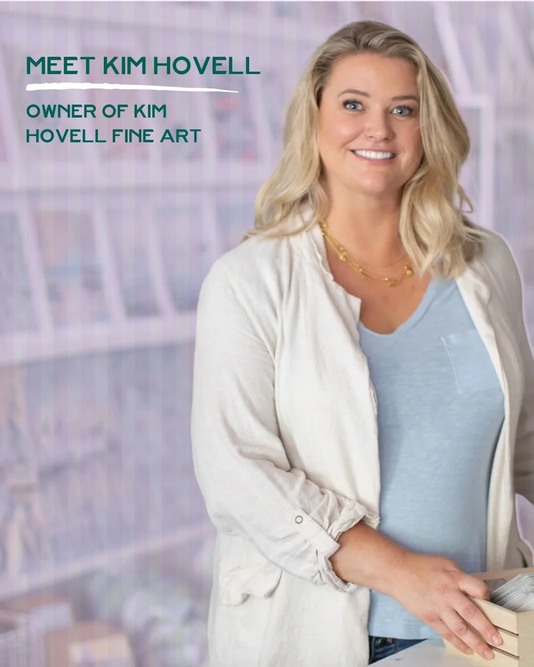 Where art meets coastal charm&mdash;Kim Hovell&rsquo;s work is pure magic. 🎨✨ As the visionary behind @shopkimhovell , Kim transforms canvas to capture the beauty of the Chesapeake Bay with every brushstroke. Her signature style has made waves far b