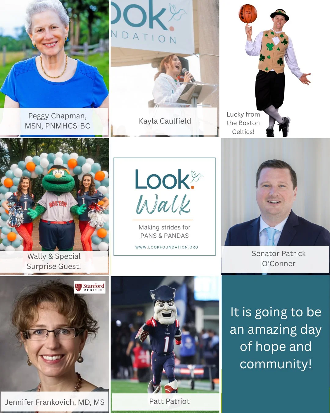 ✨ The Look. Walk is bringing together an incredible lineup of voices, leaders, and community favorites &mdash; all united for kids and families impacted by PANS/PANDAS. 
From medical experts like Dr. Jennifer Frankovich and Peggy Chapman, to local le