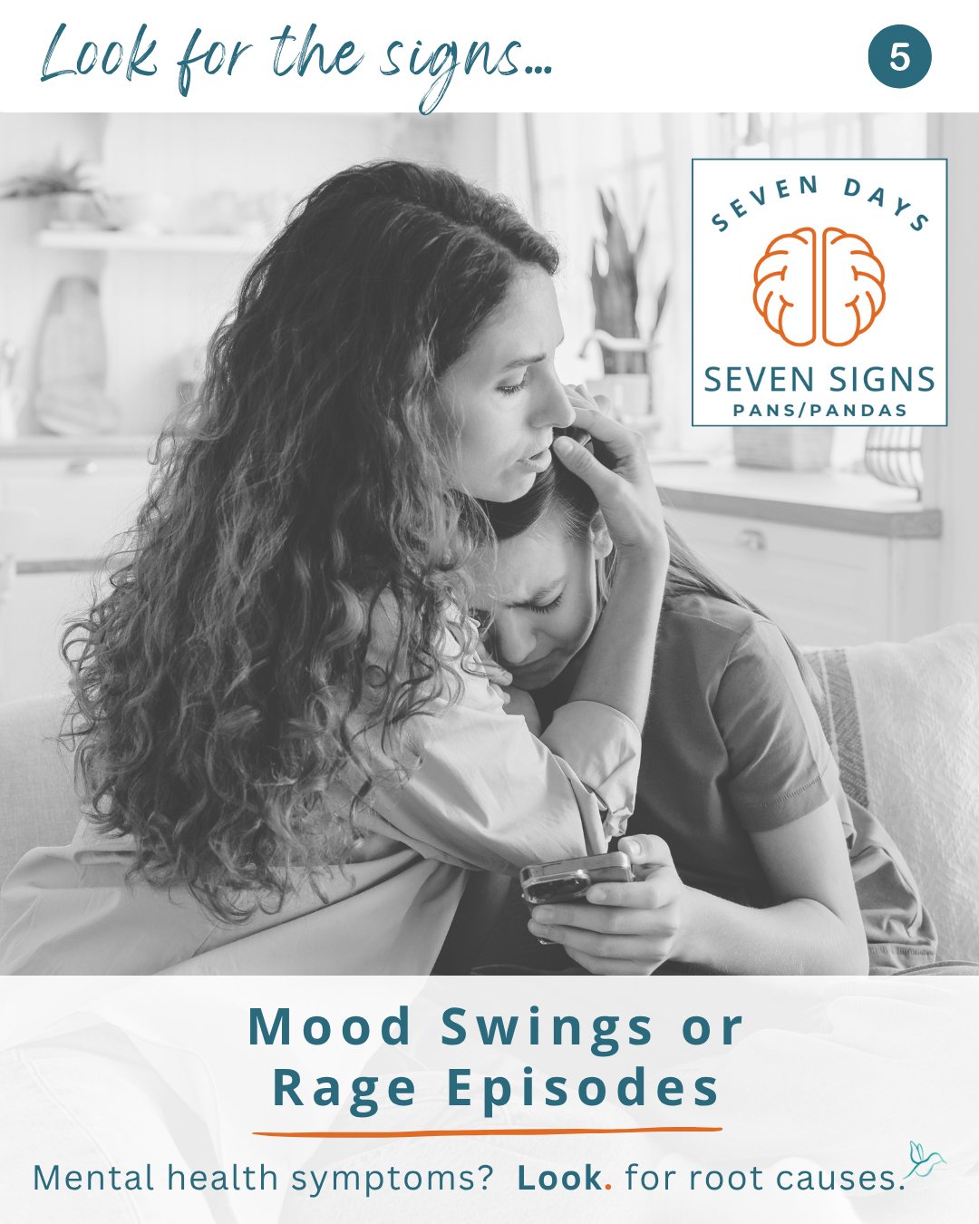 Day 5 of 7 Signs of PANS 🧡
&ldquo;It&rsquo;s like someone flipped a switch.&rdquo;
When rage, sudden tears, or aggression appear out of nowhere, it may be inflammation &mdash; not attitude, not &ldquo;behavior problems.&rdquo;
This can be PANS/PANDA