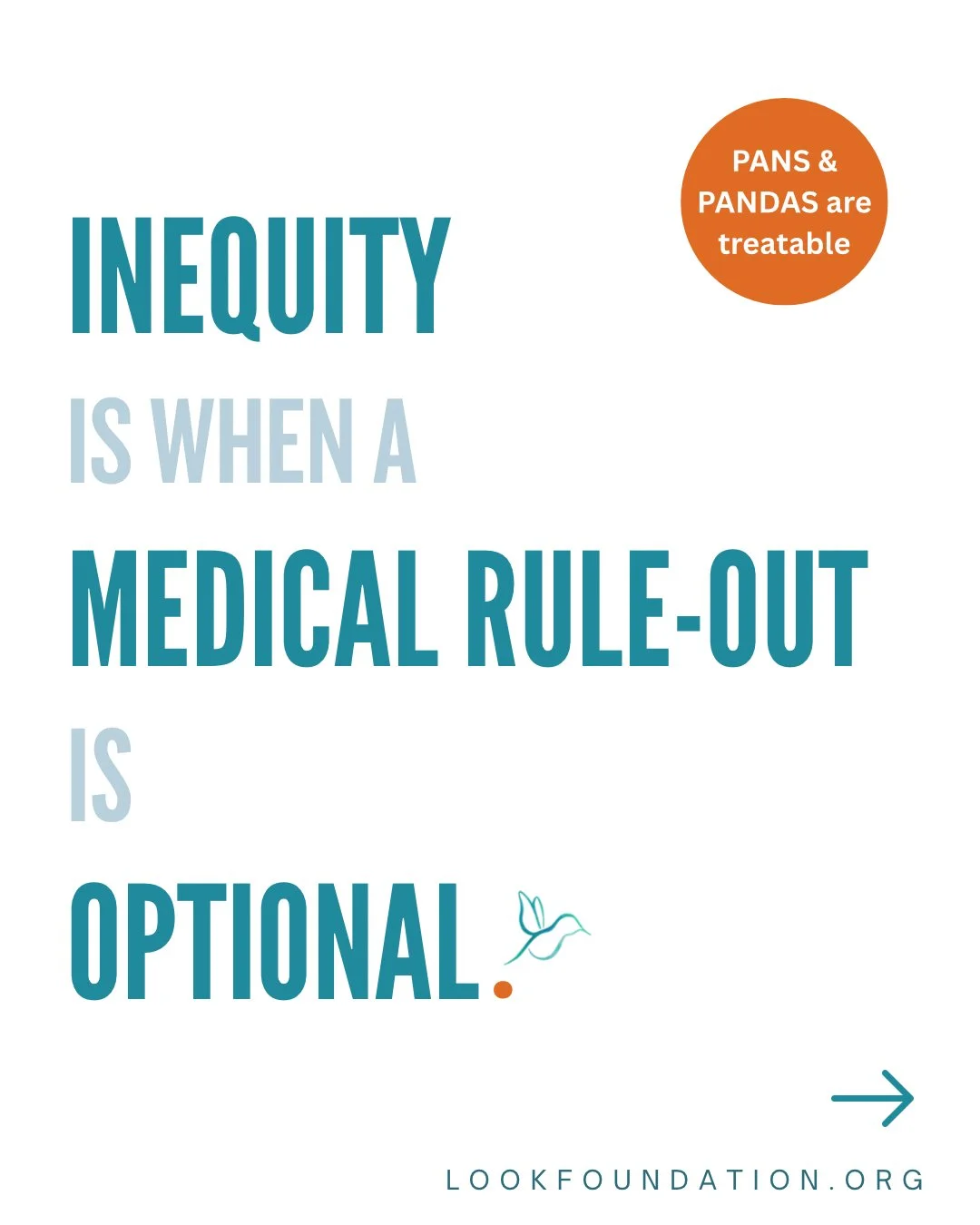 Inequity in PANS/PANDAS isn&rsquo;t hypothetical, it&rsquo;s happening every single day.

When a child&rsquo;s chance at diagnosis and treatment depends on their parents&rsquo; income, zip code, or ability to fight the system&hellip;

When a medical 