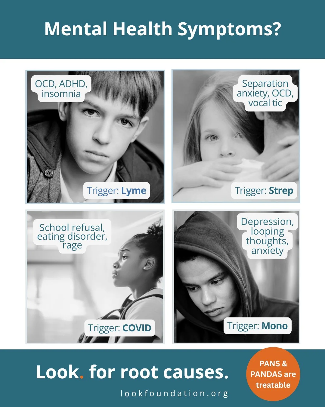 These are not &ldquo;just behaviors.&rdquo;

They are symptoms &mdash; and for these children and young adults, they were triggered by infection and inflammation.

Strep. Lyme. COVID. Flu. Mono.

When the immune system attacks the brain, mental and b