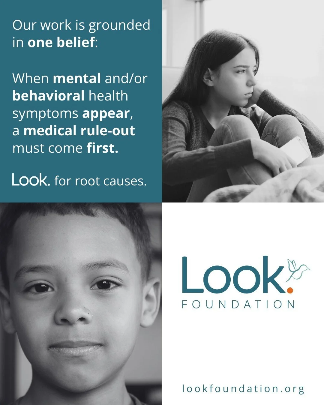 ➤ Our work is grounded in one belief:
When mental and/or behavioral health symptoms appear, a medical rule-out must come first.

Too often, children and young adults are treated for psychiatric symptoms without ever asking: What caused this?

➤ OCD, 