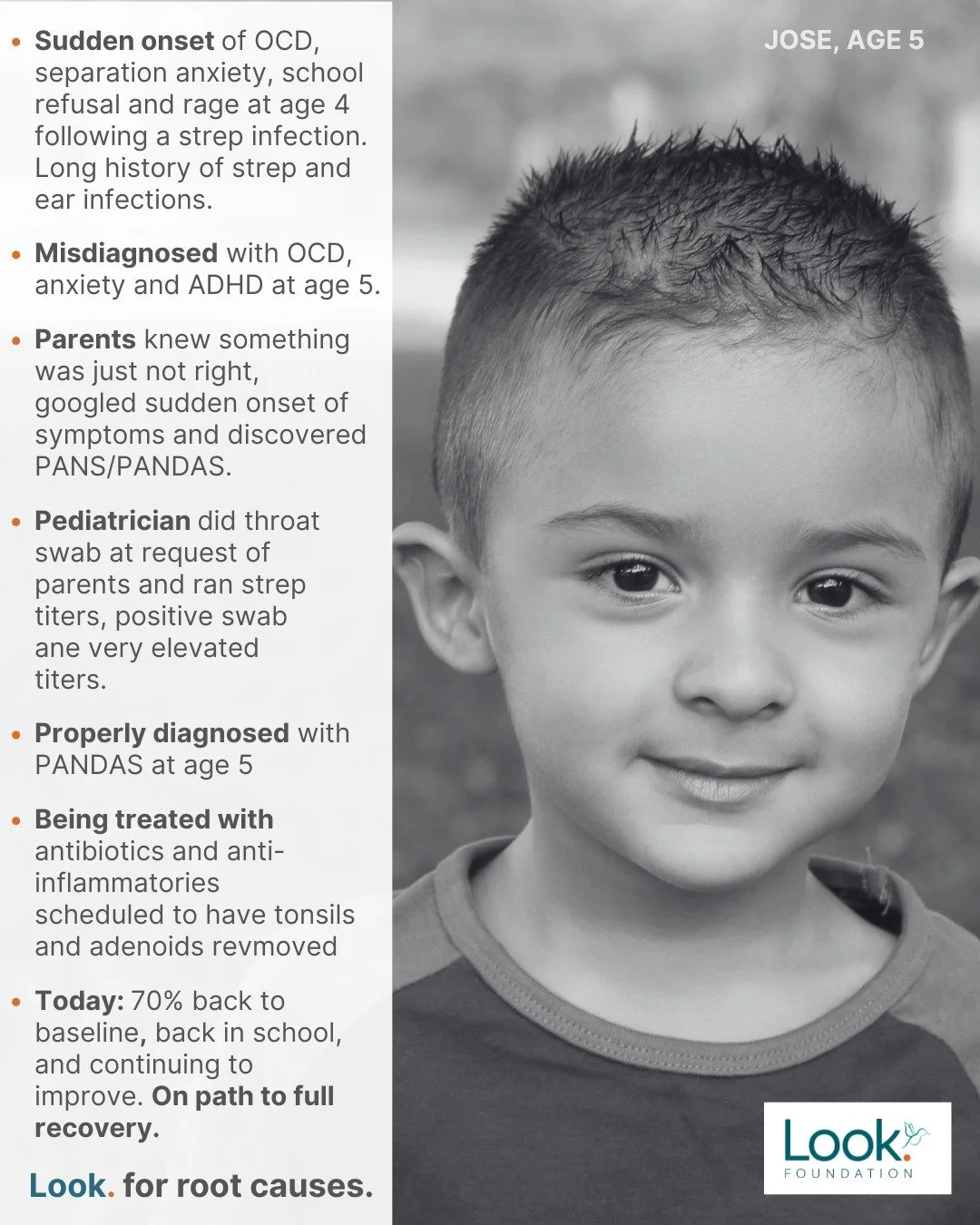 This is what hope looks like. 🧡

At age 4, everything changed.
OCD. Separation anxiety. School refusal. Rage.

He was labeled with OCD, anxiety, and ADHD at age 5.
But his parents knew something wasn&rsquo;t right.

After a long history of strep and