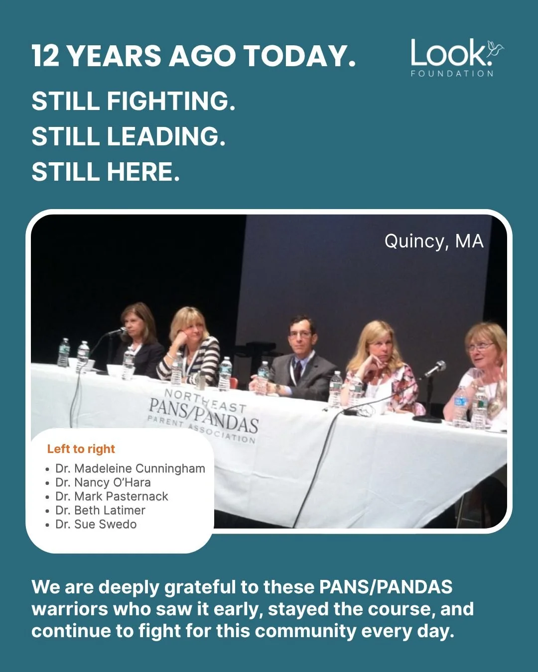 A moment we will never forget.

Twelve years ago in Quincy, MA when most people had never even heard of PANS/PANDAS, the Northeast PANS/PANDAS Symposium brought together some of the leading experts in the country. What began in those early NEPANS day