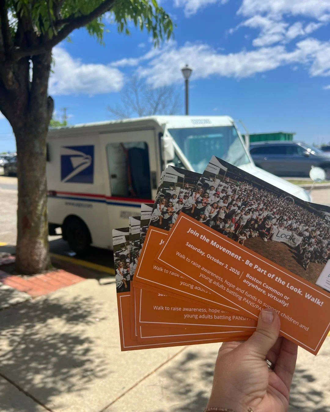 The Look. Walk - Making Strides for PANS &amp; PANDAS postcards are officially hitting mailboxes!

Join us Saturday, October 3, 2026  in Boston Common or virtually from anywhere  as we walk to raise awareness, hope, and funds for children and young a