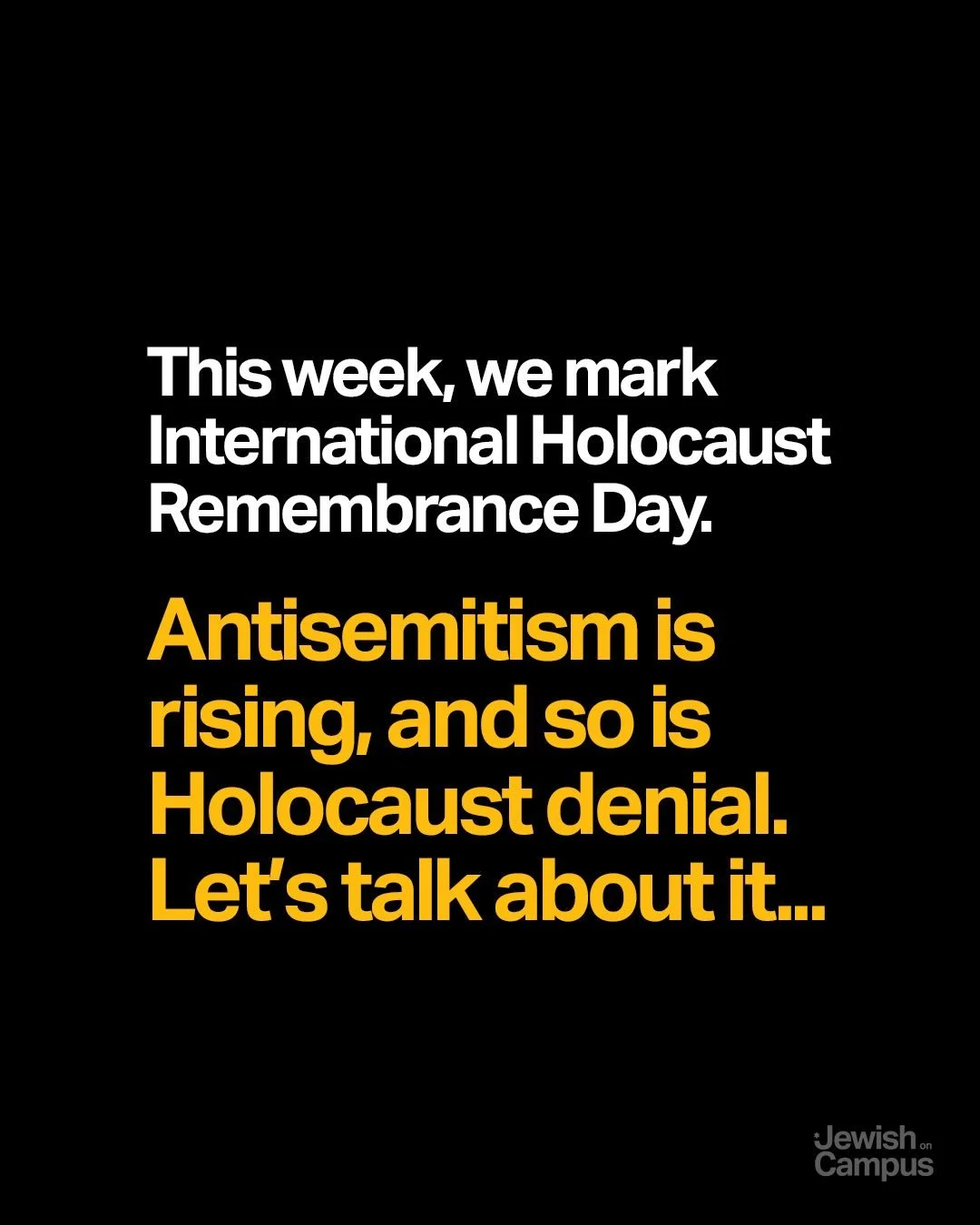 As we mark International Holocaust Remembrance Day this week, let&rsquo;s talk about Holocaust denial.