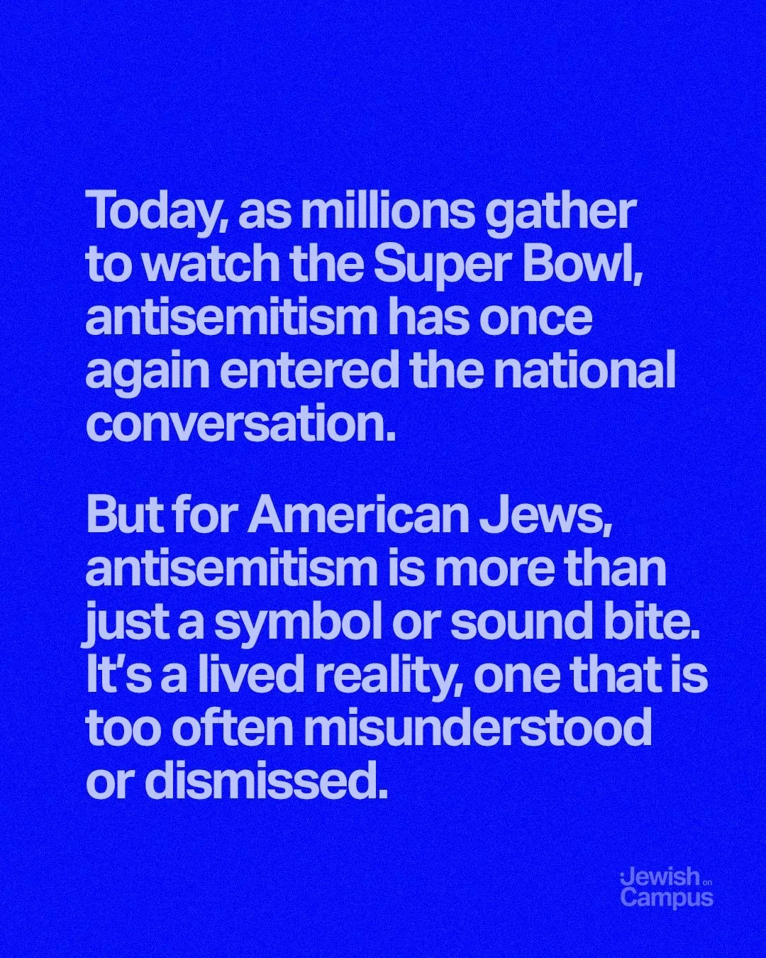 Antisemitism is tough. But the Jewish people are tougher.