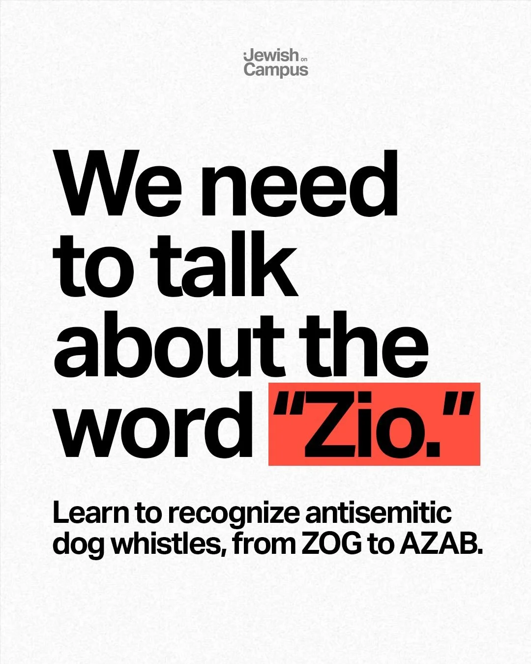 We need to talk about the word &ldquo;Zio.&rdquo;