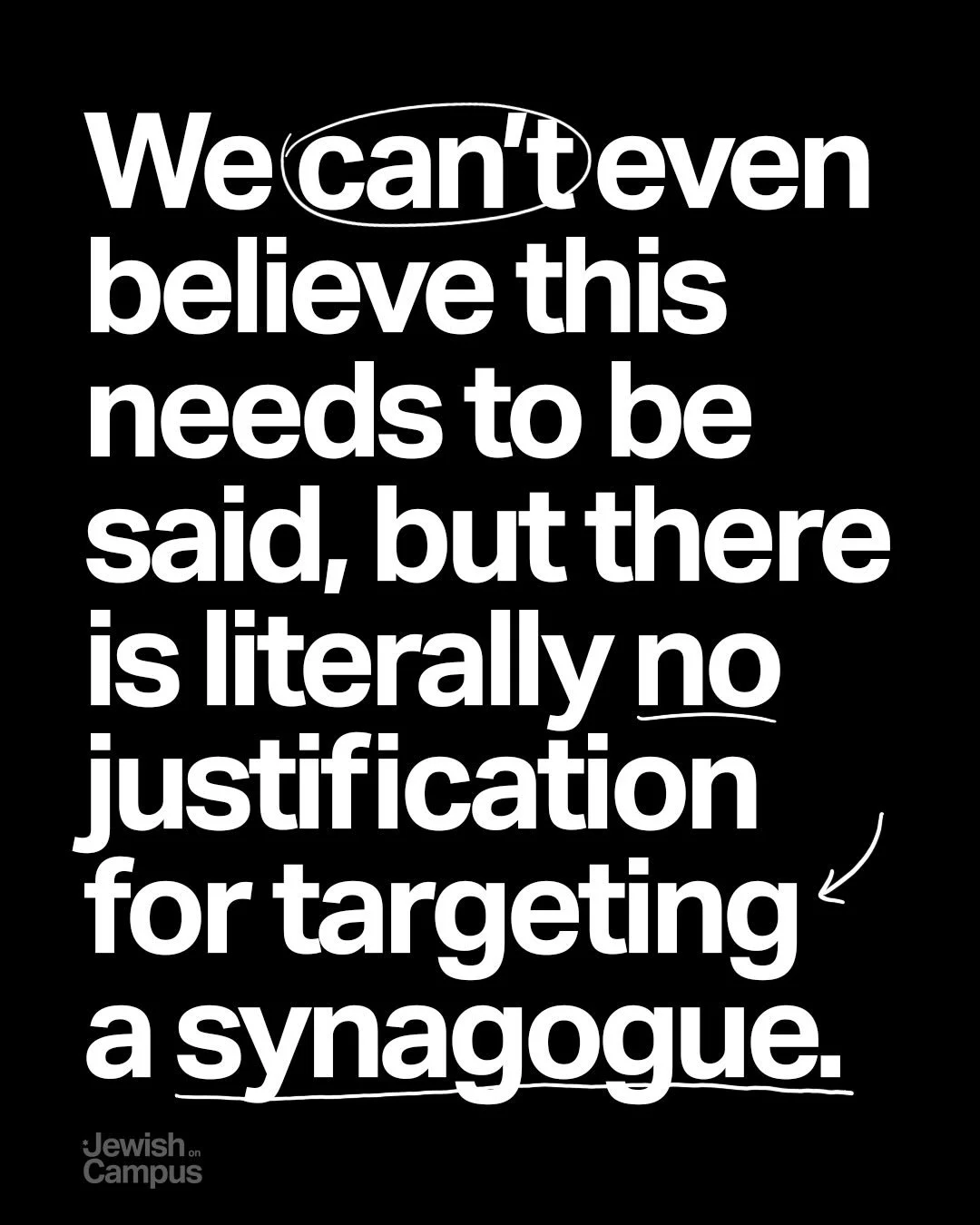 We can&rsquo;t even believe this needs to be said.